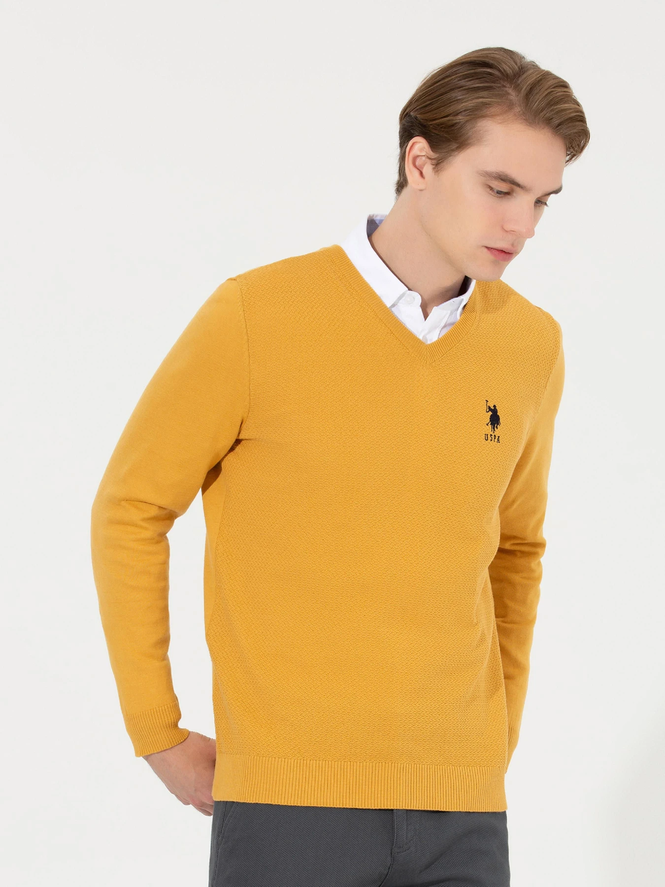 Свитры и кардиганы US Polo модель G081SZ0TK.000.1428940.VR043 Свитры и кардиганы US Polo модель G081SZ0TK.000.1428940.VR043 Фото