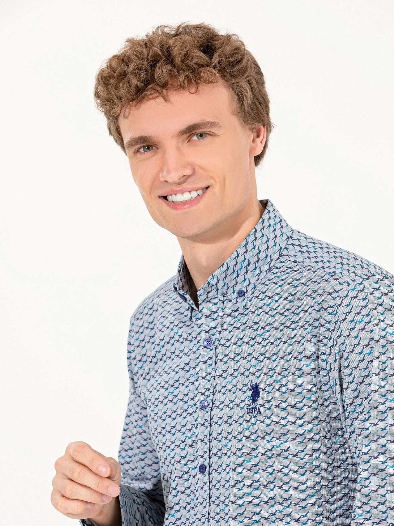 Рубашки US Polo модель G081SZ004.000.1461435.VR212 Фото