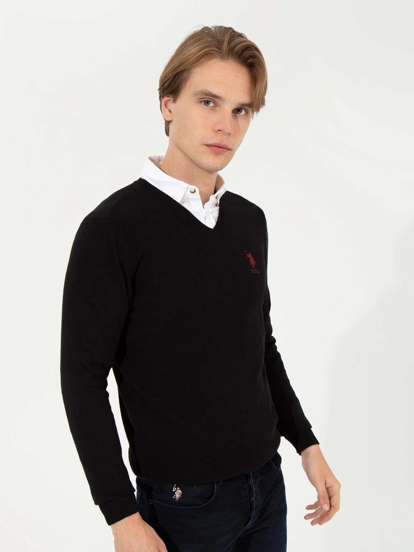 Свитры и кардиганы US Polo модель G081SZ0TK.000.1428940.VR046 Свитры и кардиганы US Polo модель G081SZ0TK.000.1428940.VR046 Фото