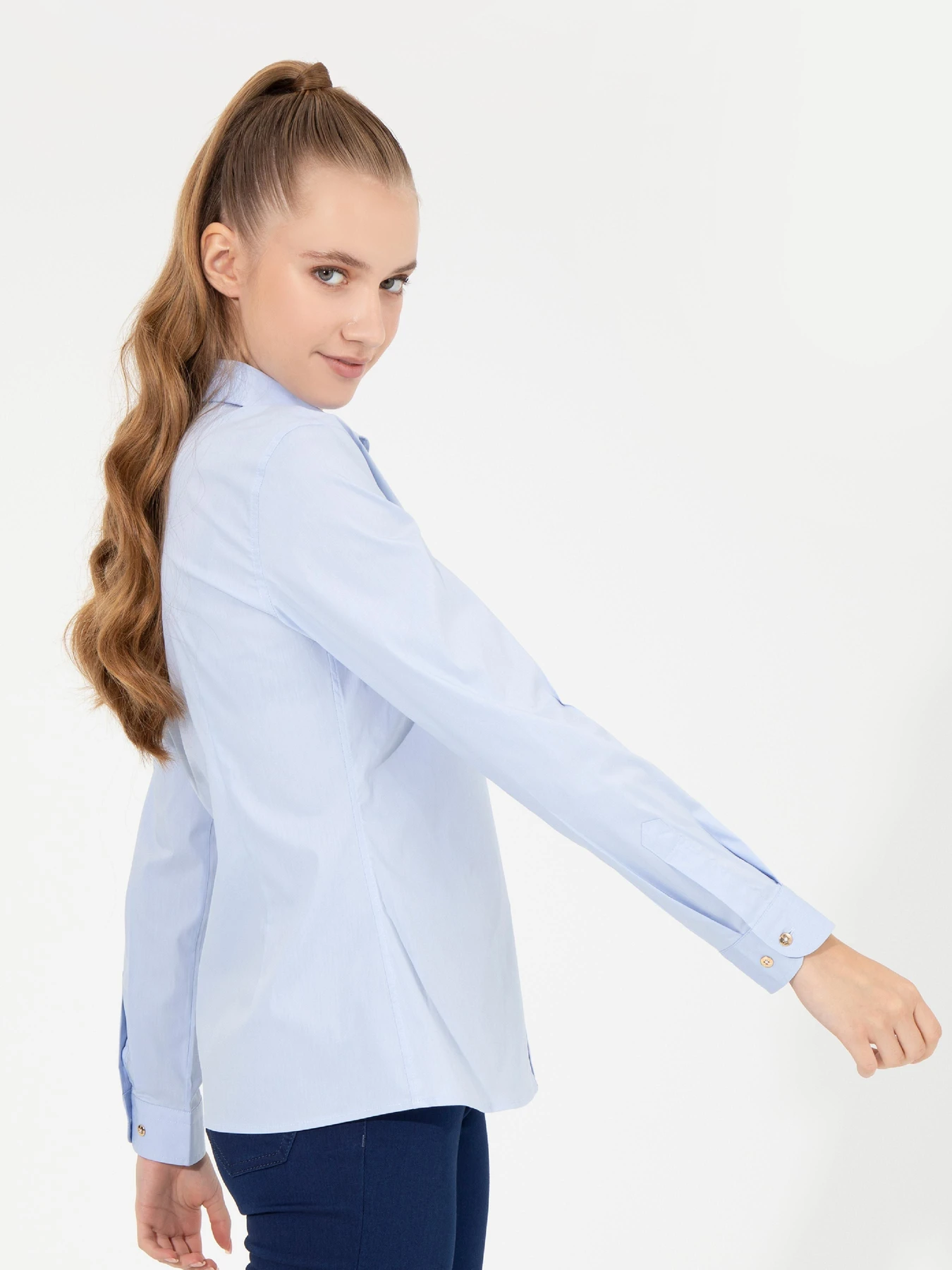 Рубашки US Polo модель G082SZ004.000.1450230.VR003 Фото