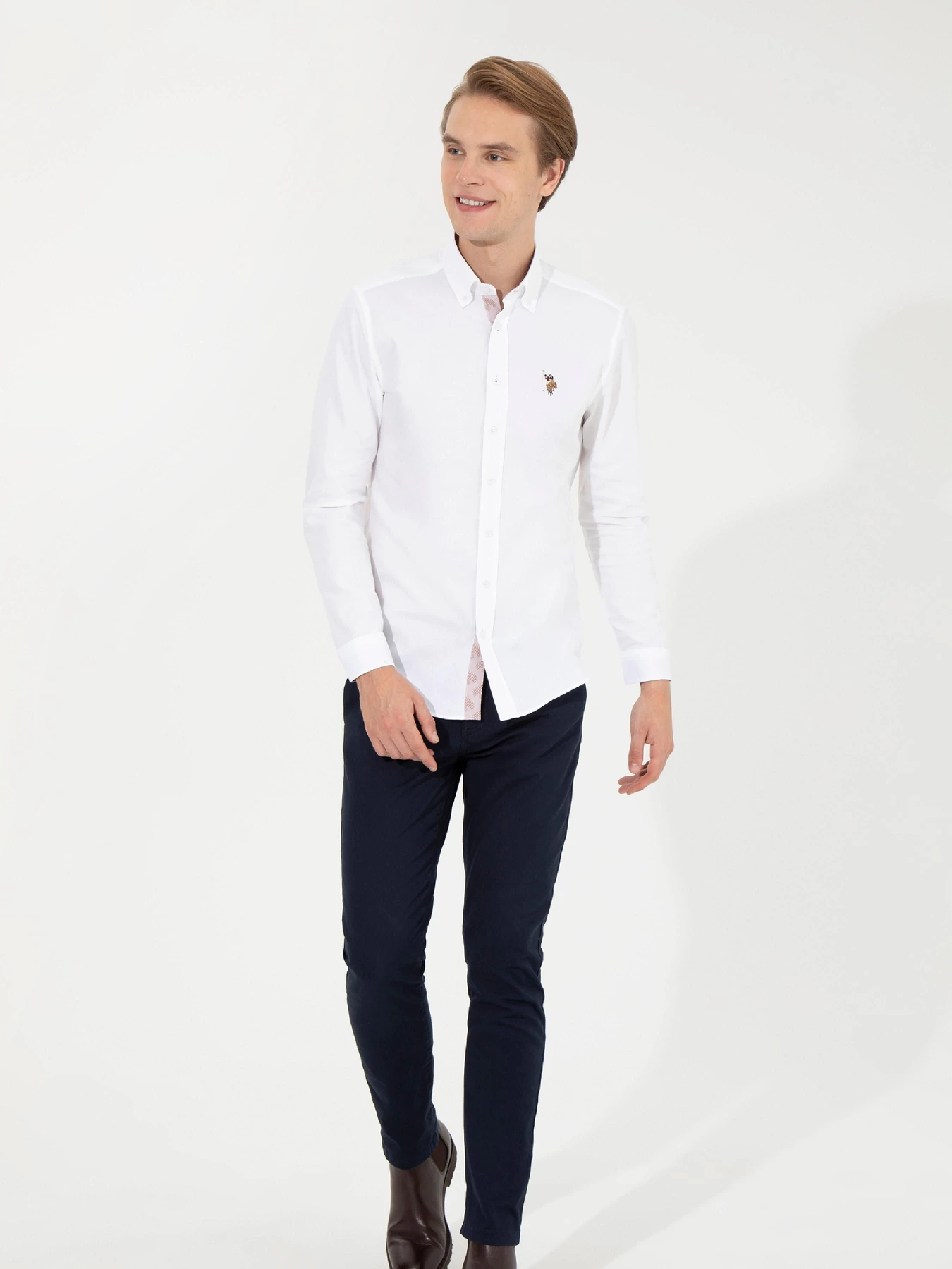 Рубашки US Polo модель G081SZ004.000.1461275.VR013 Фото