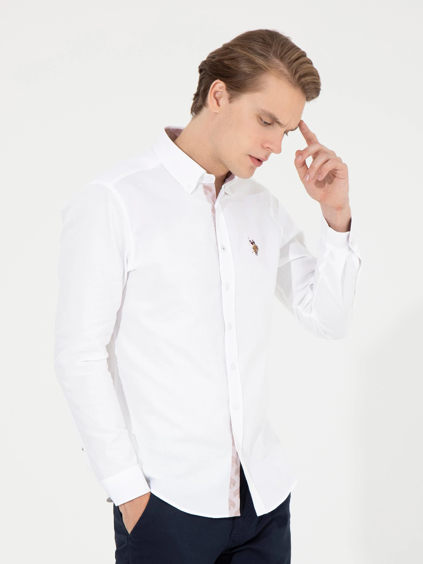Рубашки US Polo модель G081SZ004.000.1461275.VR013 Фото