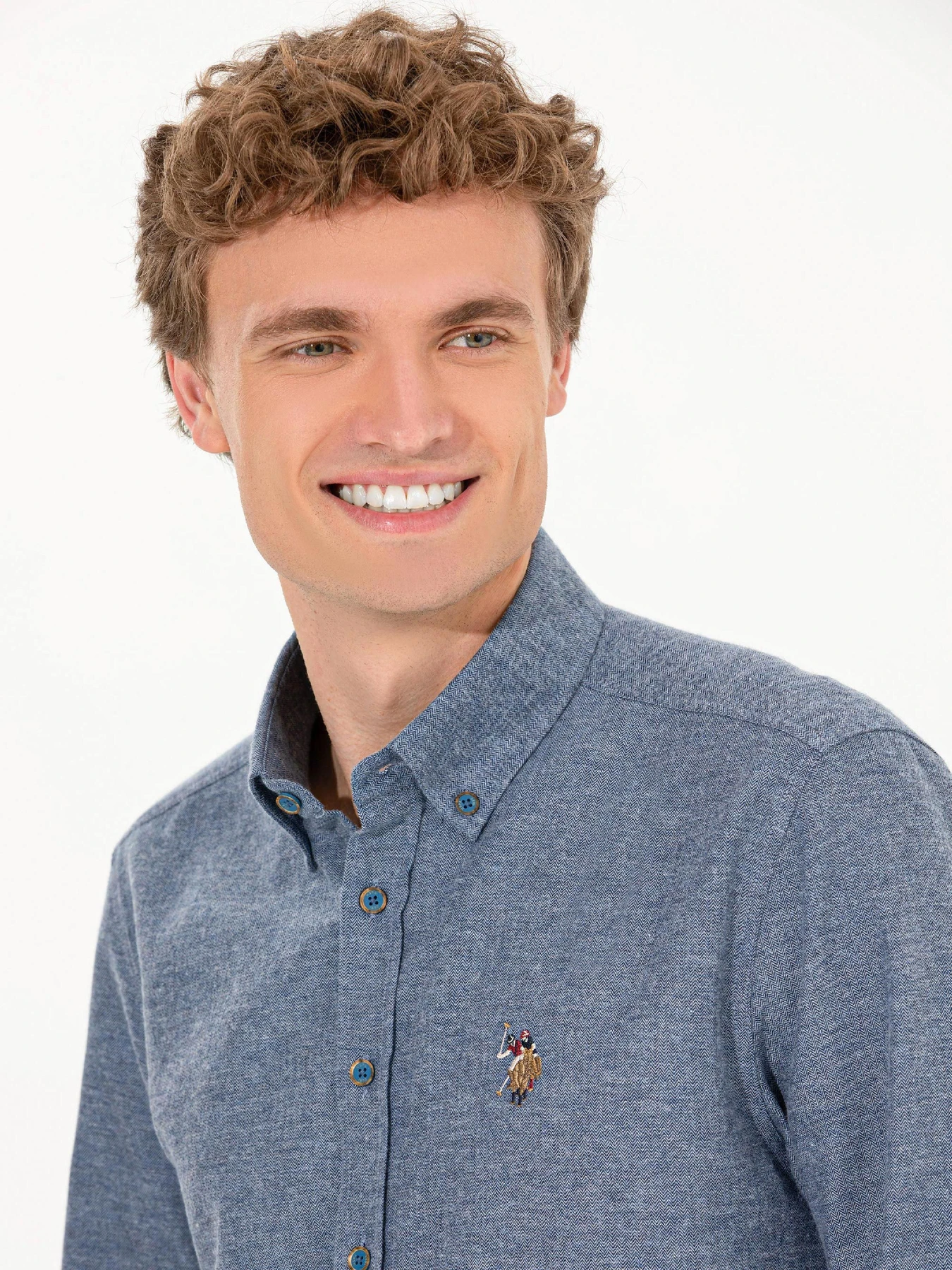 Рубашки US Polo модель G081SZ004.000.1450251.VR028 Фото