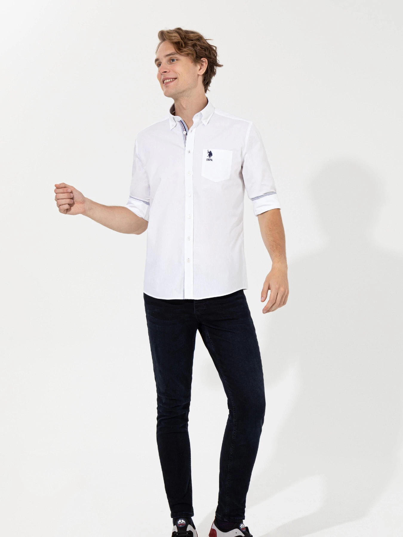 Рубашки US Polo модель G081SZ004.000.1450586.VR013 Фото