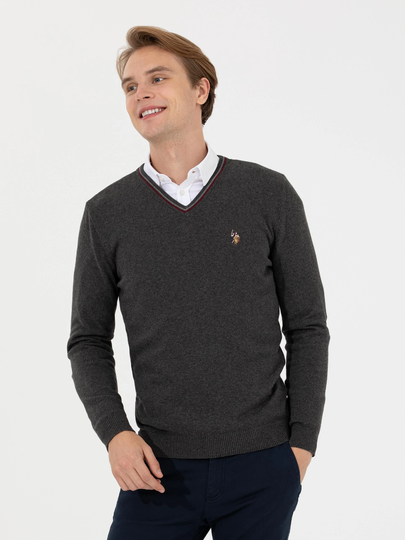 Свитры и кардиганы US Polo модель G081SZ0TK.000.1259758.VR006 Свитры и кардиганы US Polo модель G081SZ0TK.000.1259758.VR006 Фото