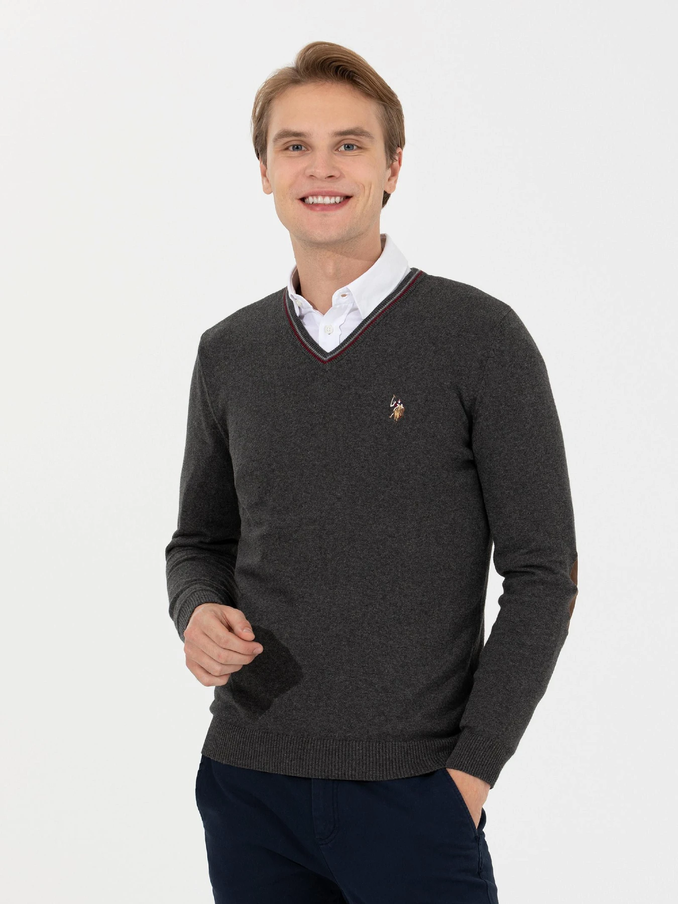Свитры и кардиганы US Polo модель G081SZ0TK.000.1259758.VR006 Свитры и кардиганы US Polo модель G081SZ0TK.000.1259758.VR006 Фото