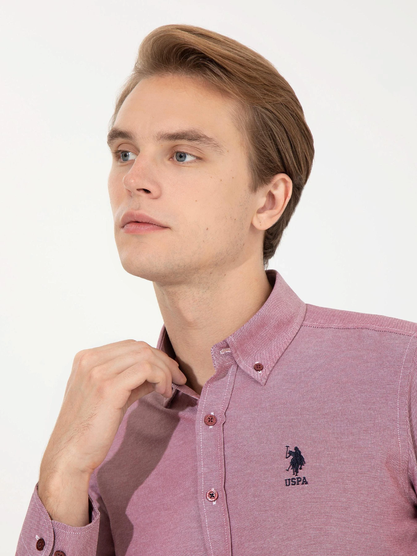 Рубашки US Polo модель G081GL004.000.1450315.VR223 Фото