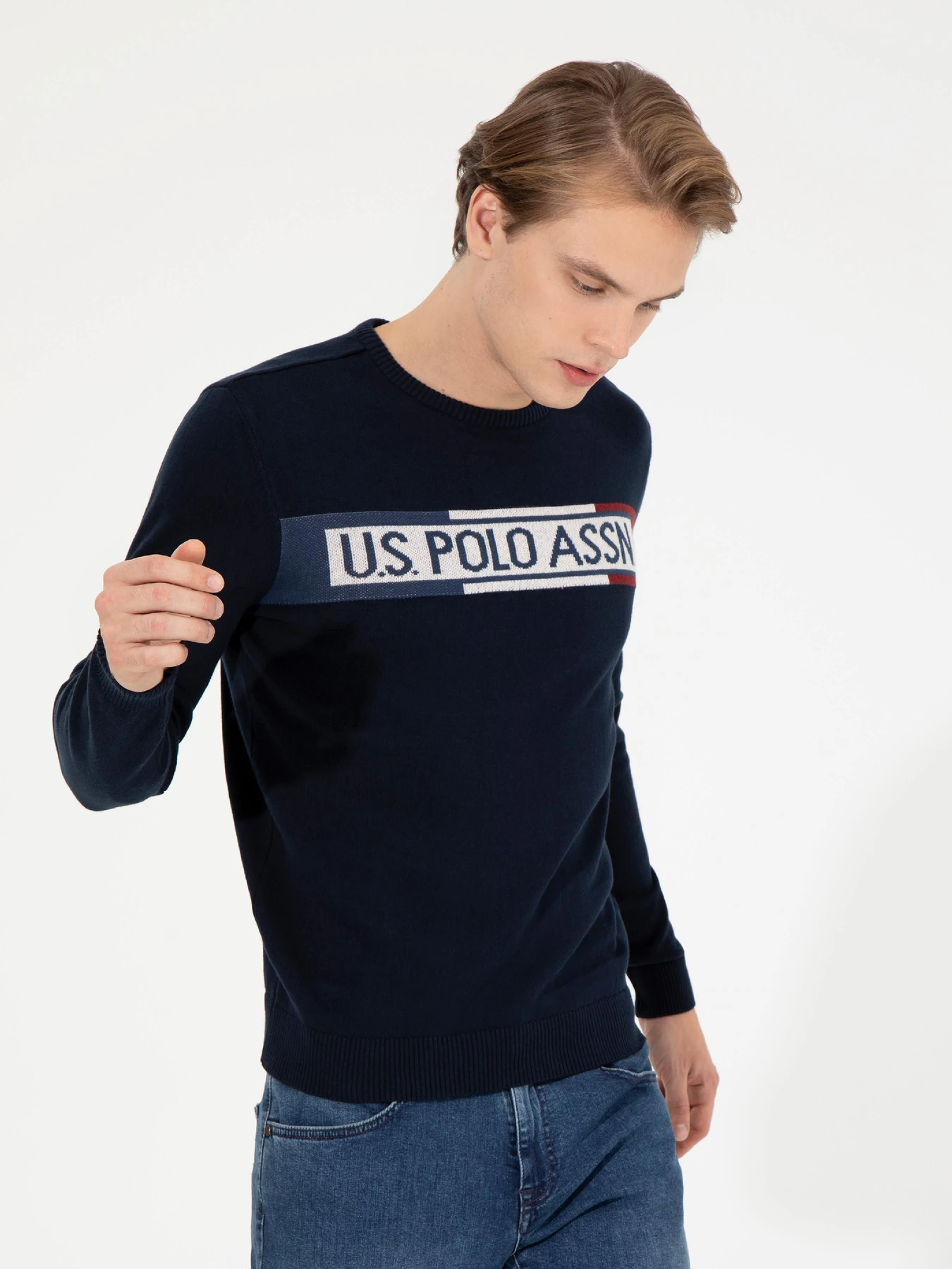 Свитры и кардиганы US Polo модель G081SZ0TK.000.1455048.VR033 Свитры и кардиганы US Polo модель G081SZ0TK.000.1455048.VR033 Фото