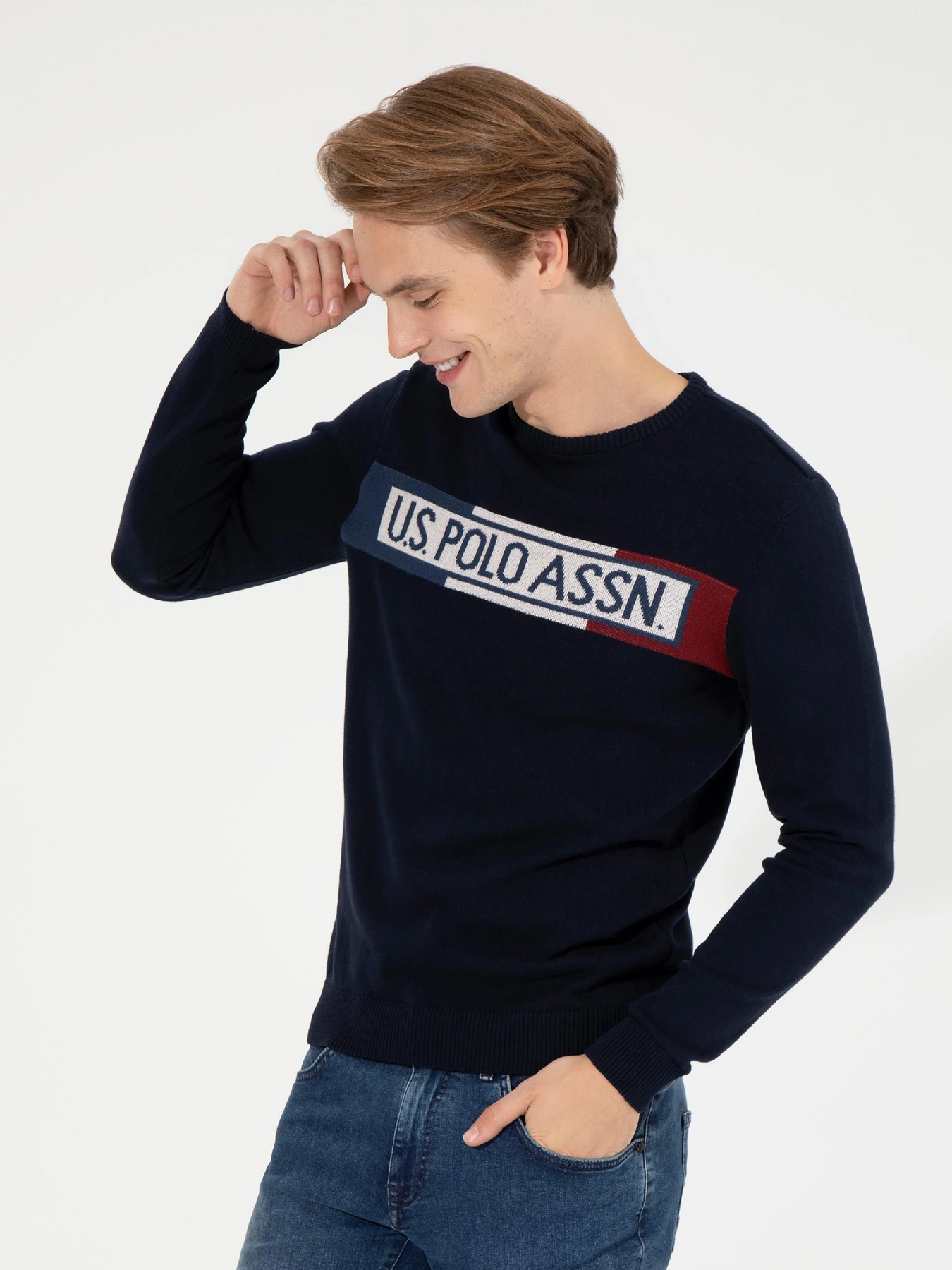 Свитры и кардиганы US Polo модель G081SZ0TK.000.1455048.VR033 Свитры и кардиганы US Polo модель G081SZ0TK.000.1455048.VR033 Фото
