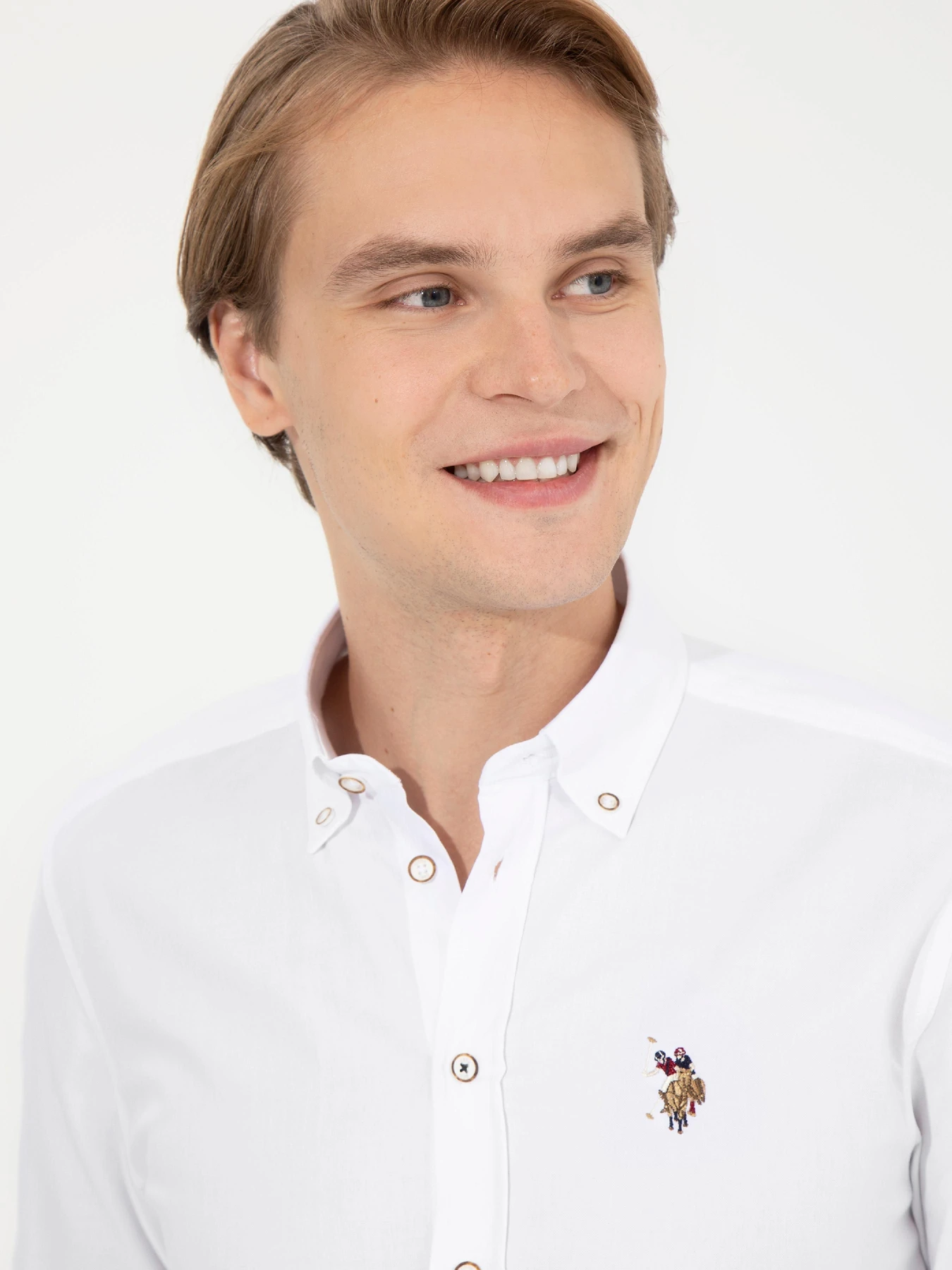 Рубашки US Polo модель G081SZ004.000.1450261.VR013 Фото