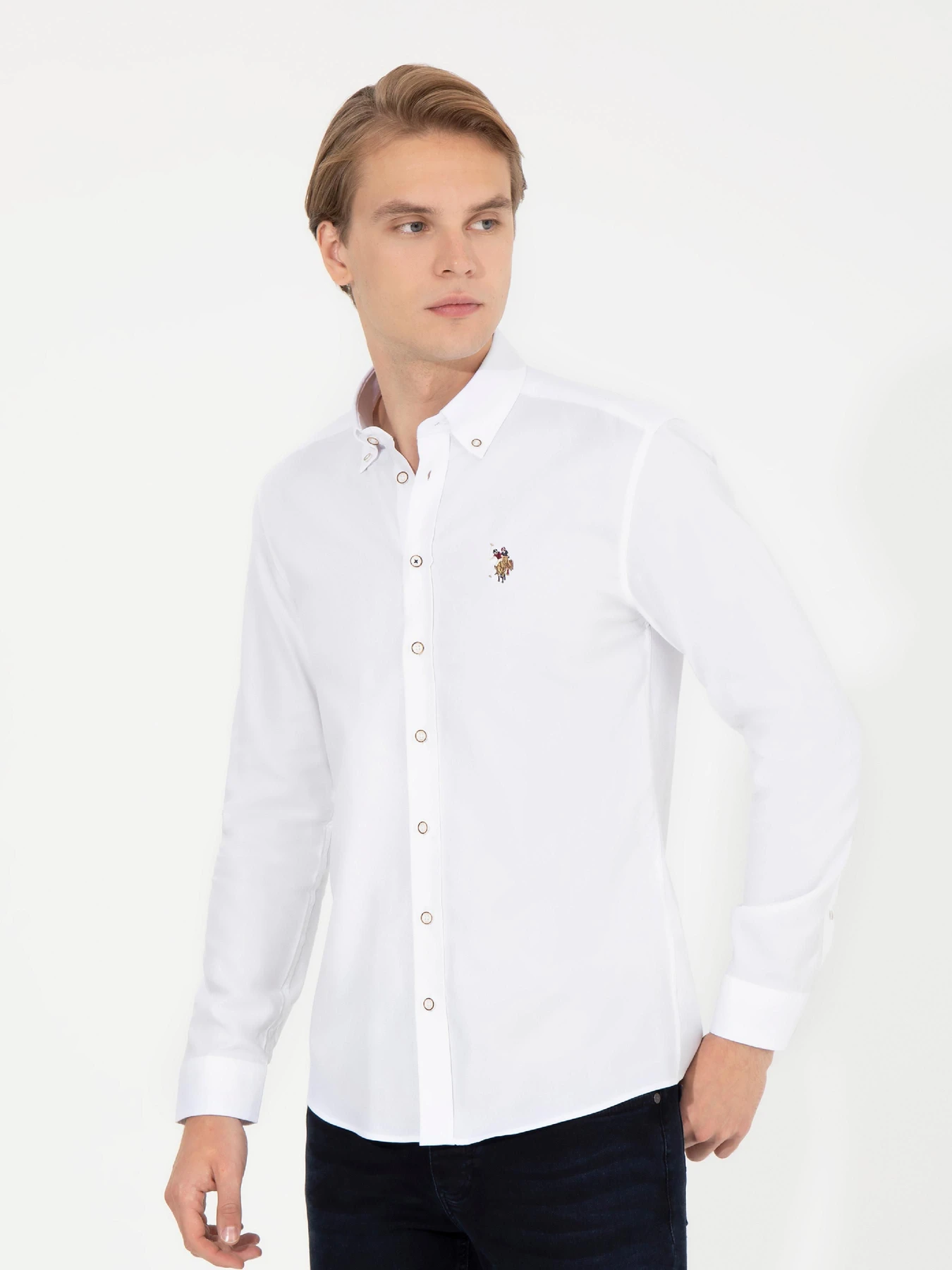 Рубашки US Polo модель G081SZ004.000.1450261.VR013 Фото