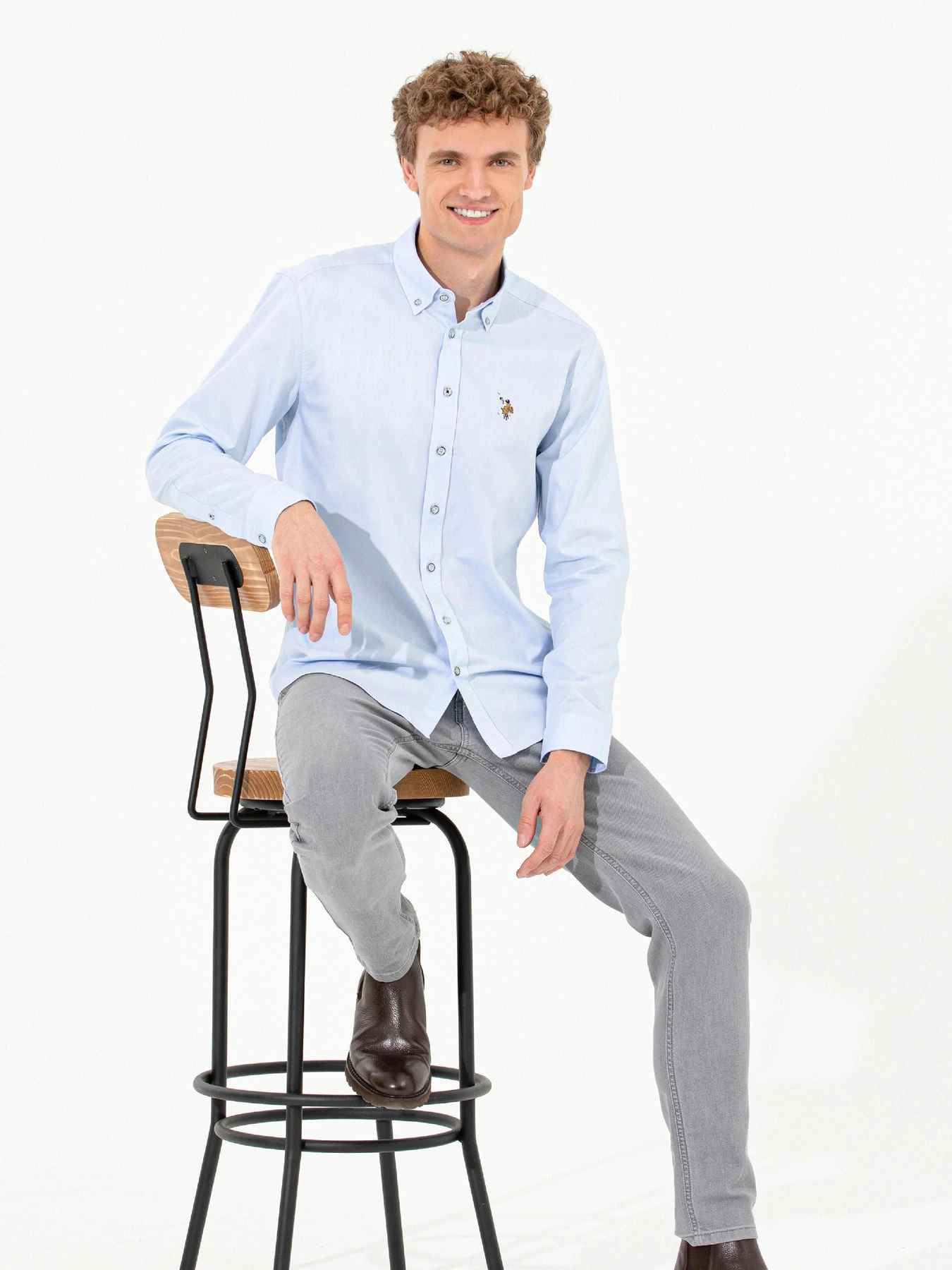 Рубашки US Polo модель G081SZ004.000.1450261.VR003 Фото