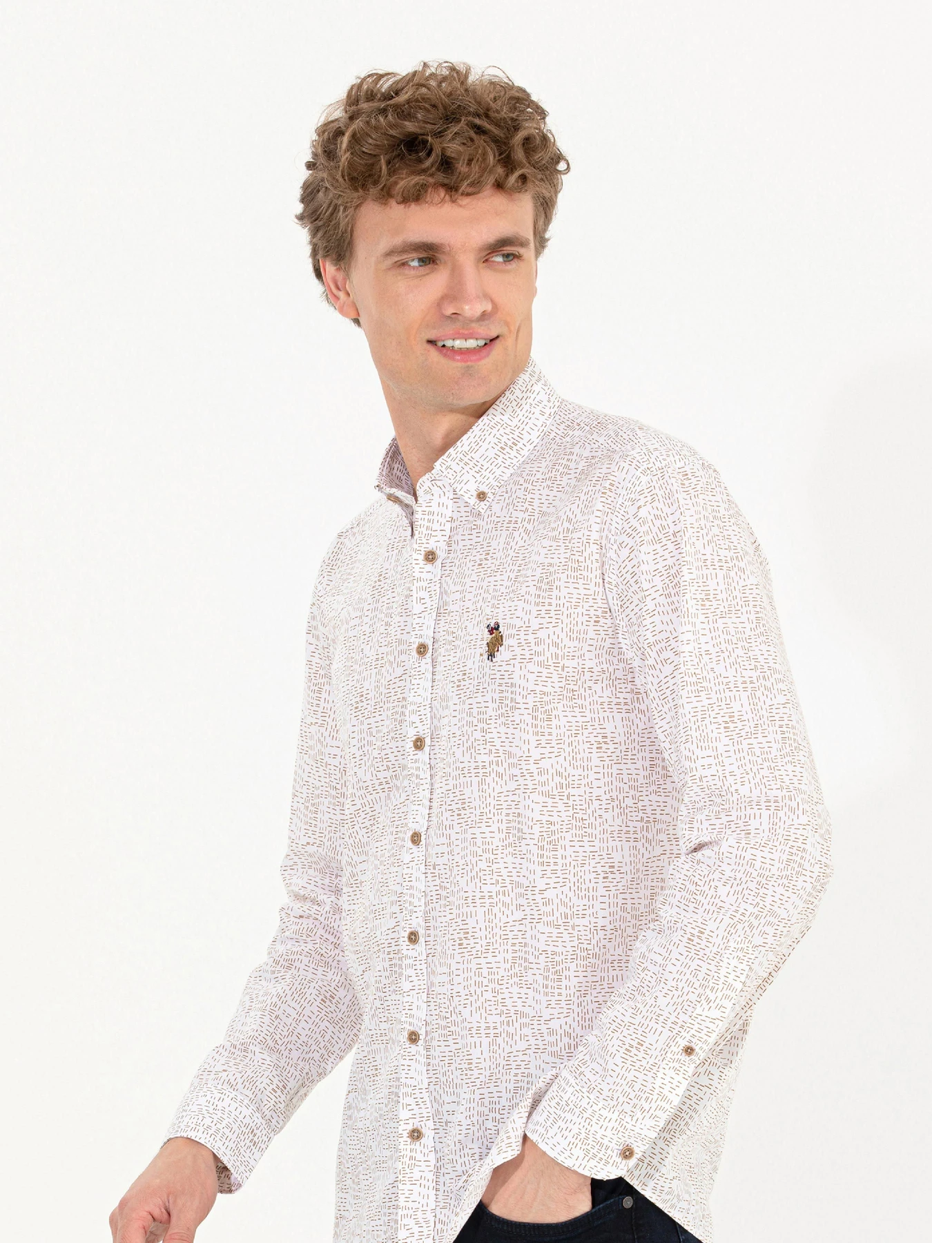 Рубашки US Polo модель G081SZ004.000.1457162.VR049 Фото