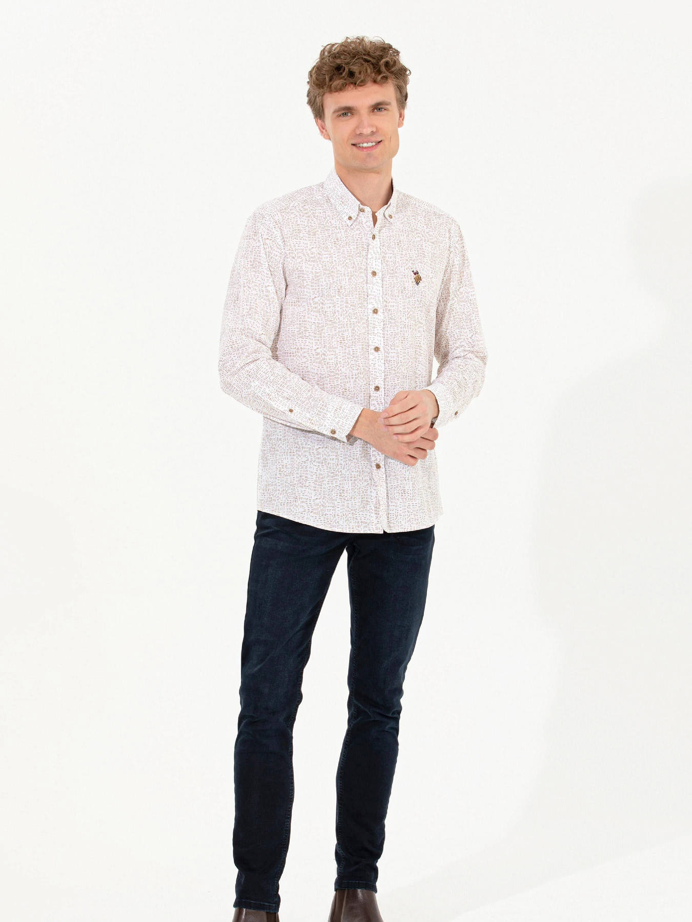 Рубашки US Polo модель G081SZ004.000.1457162.VR049 Фото