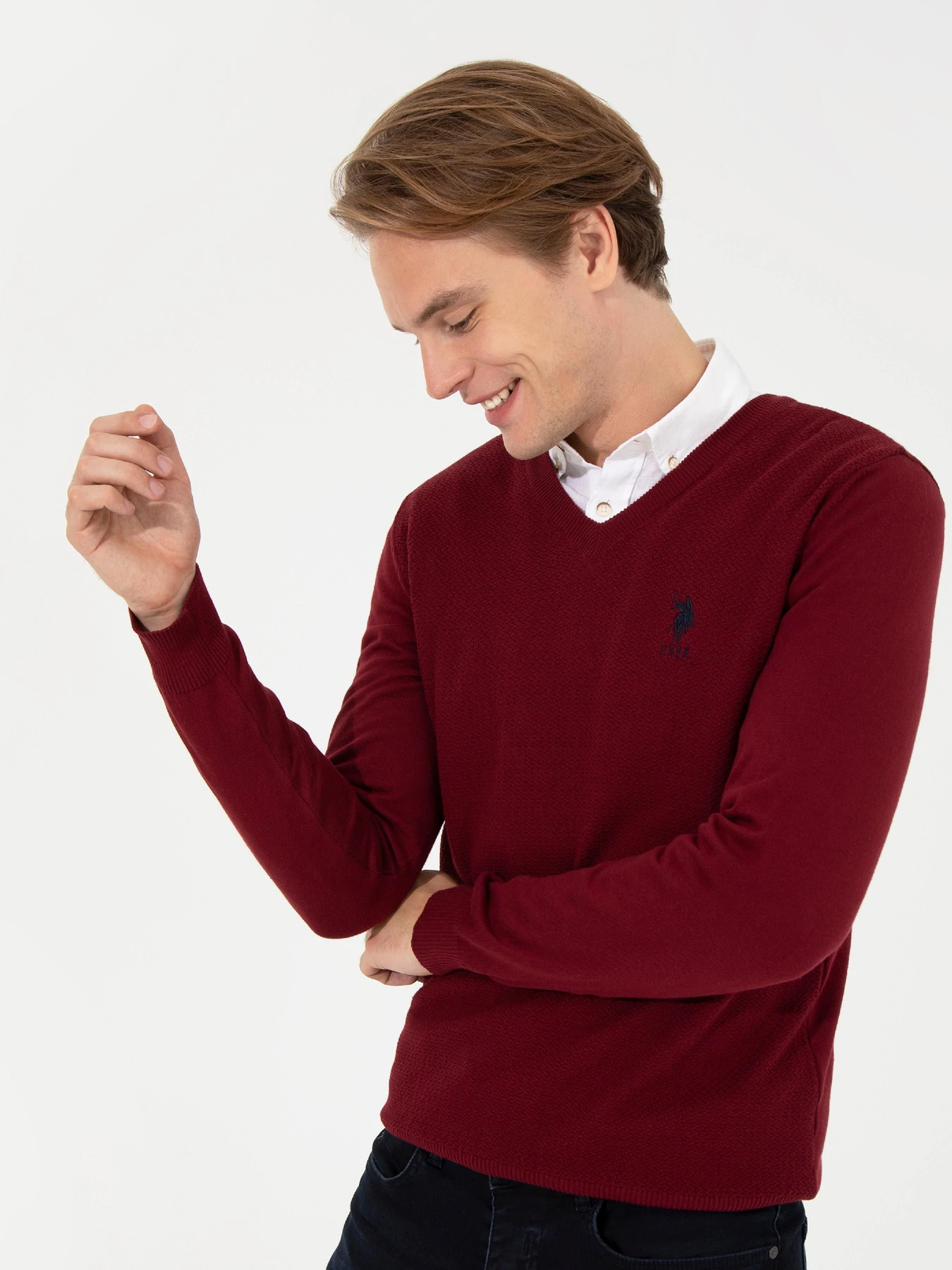 Свитры и кардиганы US Polo модель G081SZ0TK.000.1428940.VR014 Свитры и кардиганы US Polo модель G081SZ0TK.000.1428940.VR014 Фото