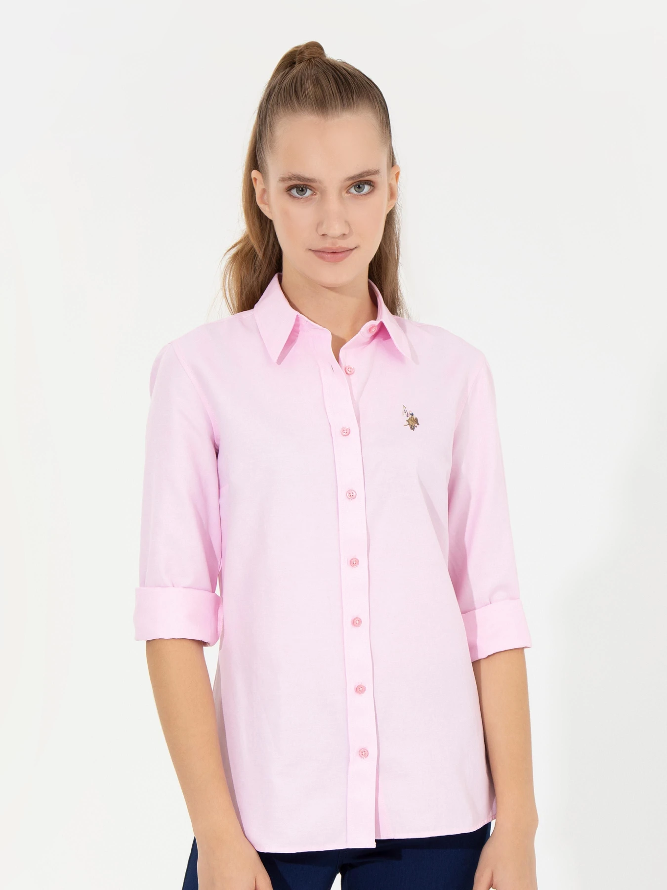 Рубашки US Polo модель G082GL004.000.1450242.VR078 Фото
