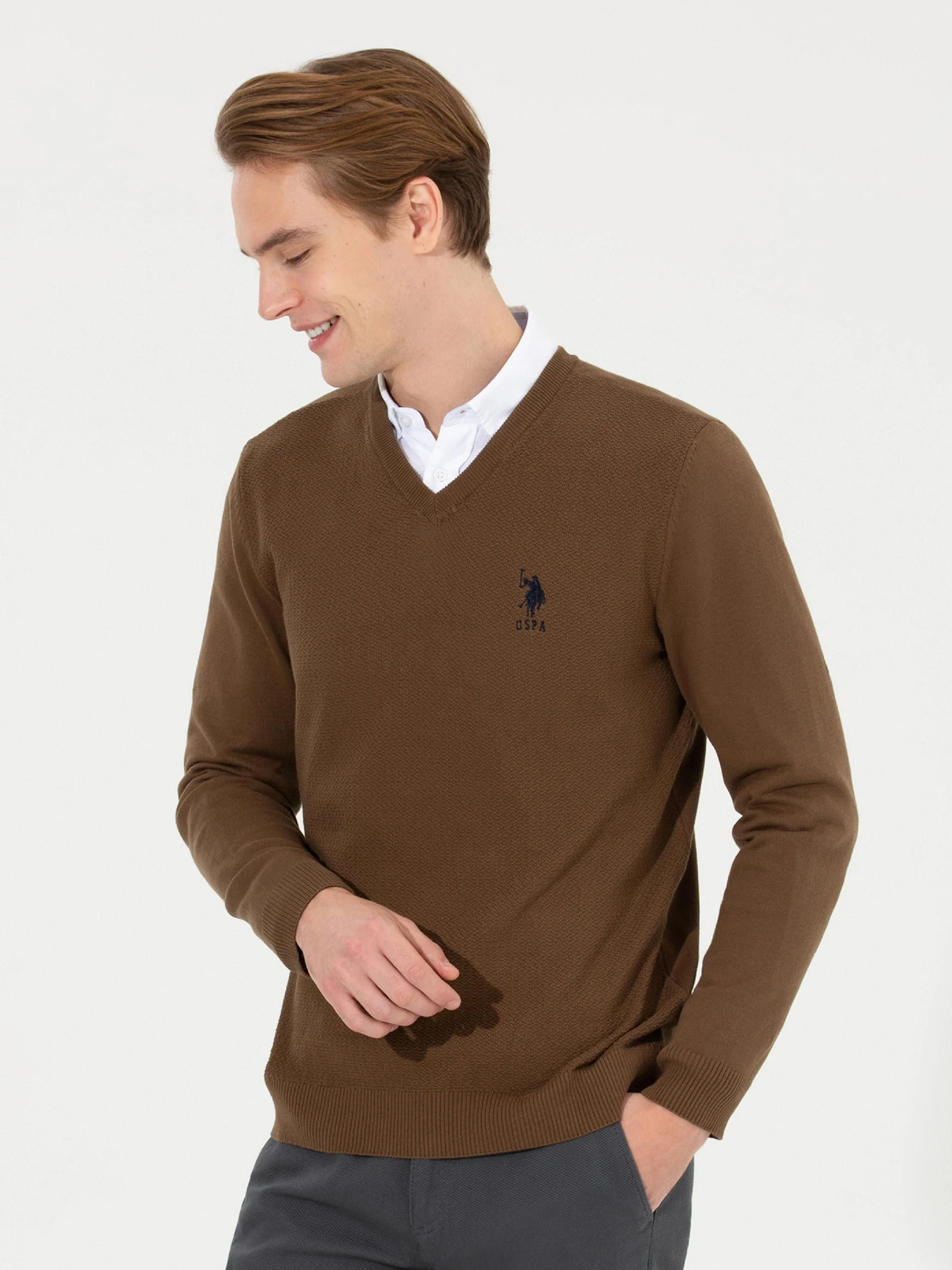 Свитры и кардиганы US Polo модель G081SZ0TK.000.1428940.VR153 Свитры и кардиганы US Polo модель G081SZ0TK.000.1428940.VR153 Фото