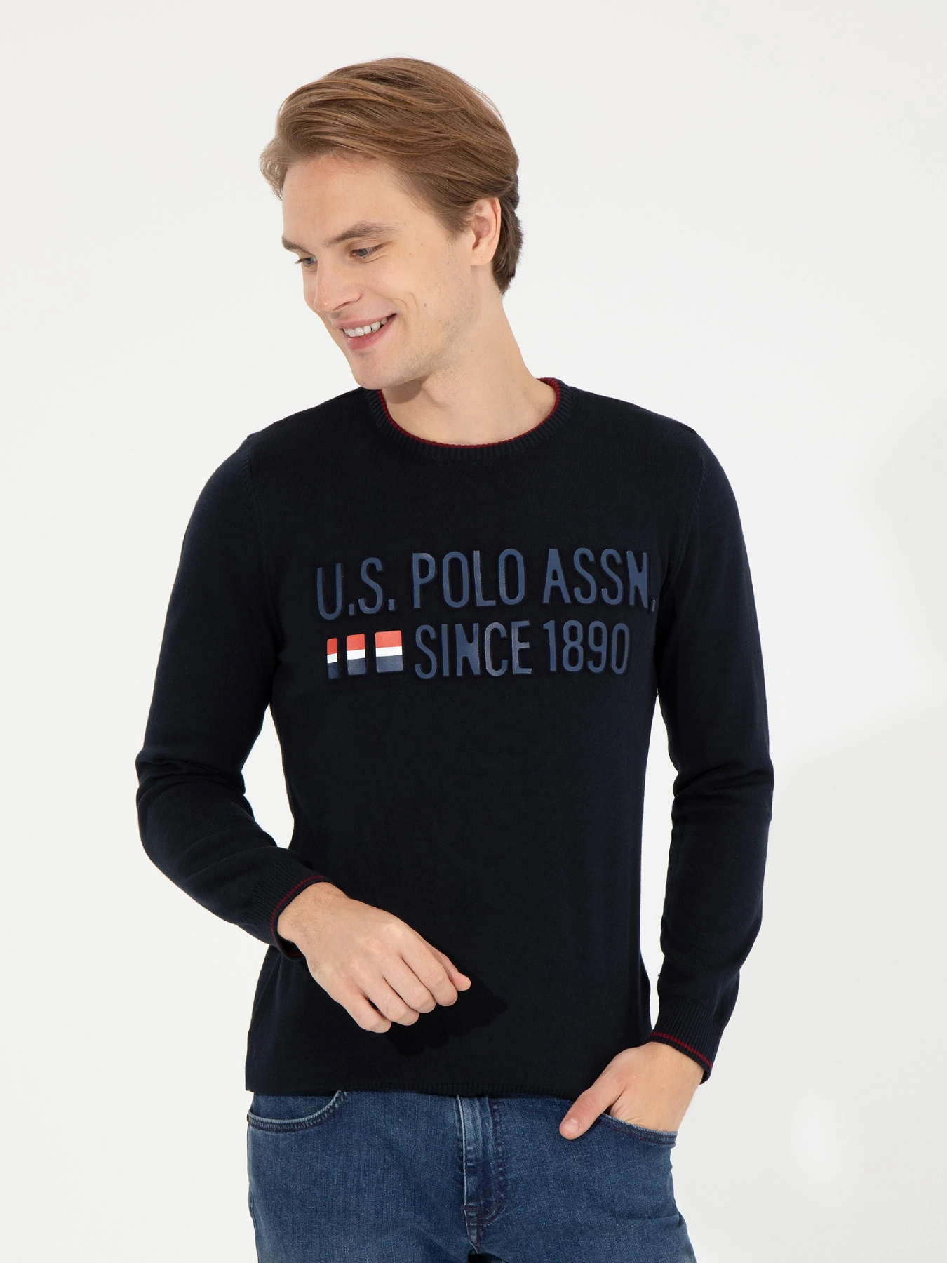 Свитры и кардиганы US Polo модель G081SZ0TK.000.1454550.VR033 Свитры и кардиганы US Polo модель G081SZ0TK.000.1454550.VR033 Фото