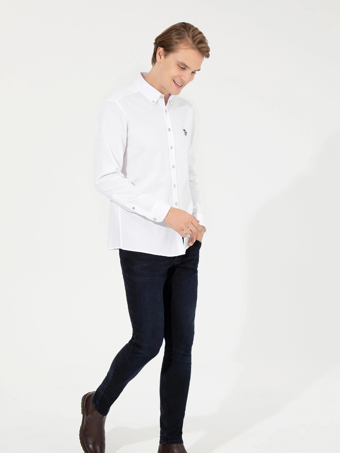 Рубашки US Polo модель G081SZ004.000.1450307.VR013 Фото
