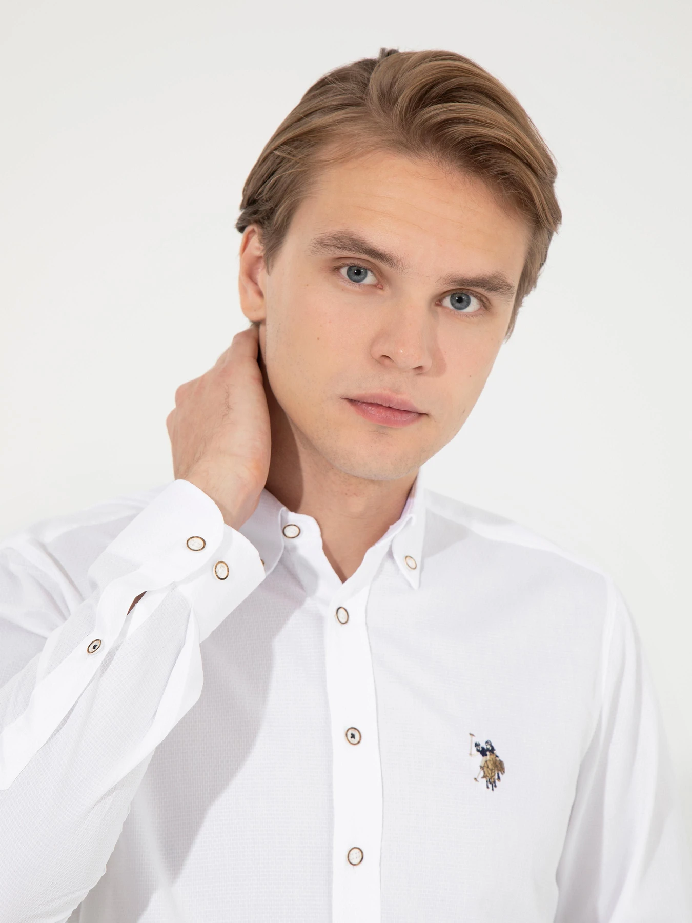 Рубашки US Polo модель G081SZ004.000.1450307.VR013 Фото