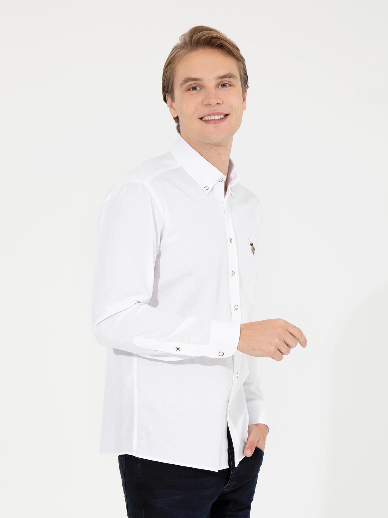 Рубашки US Polo модель G081SZ004.000.1450307.VR013 Фото