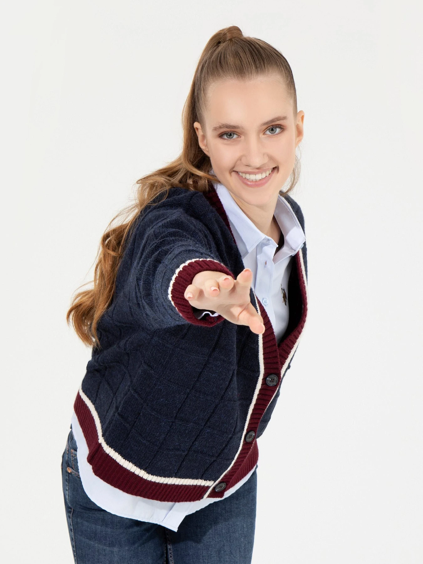 Свитры и кардиганы US Polo модель G082SZ0TH.000.1452732.VR033 Фото