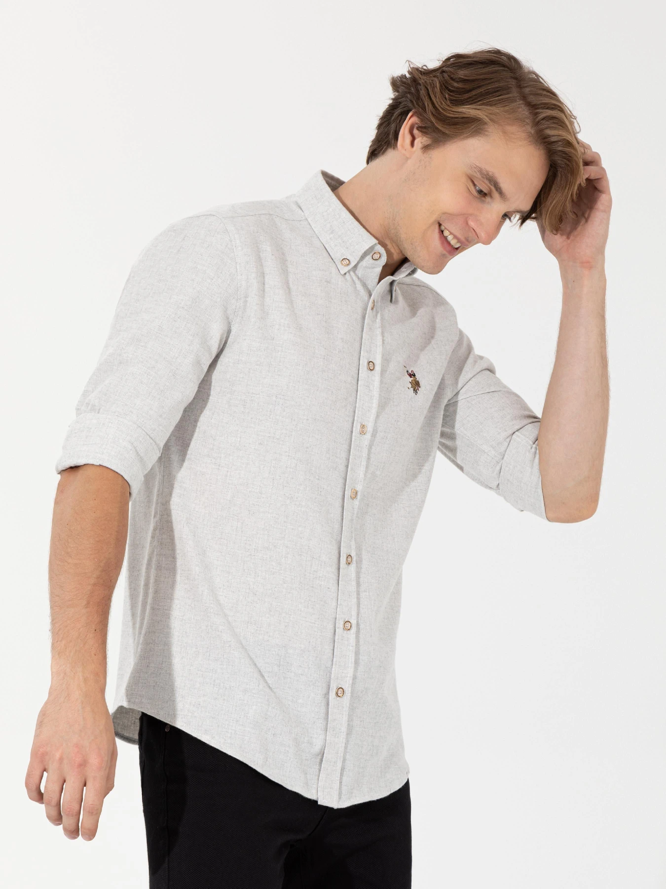 Рубашки US Polo модель G081SZ004.000.1450251.VR019 Фото