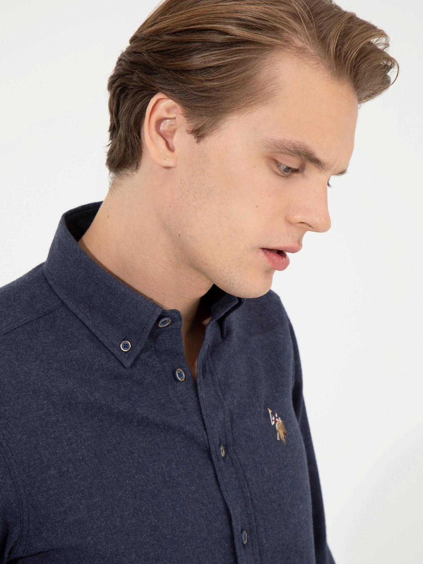 Рубашки US Polo модель G081SZ004.000.1450251.VR033 Фото