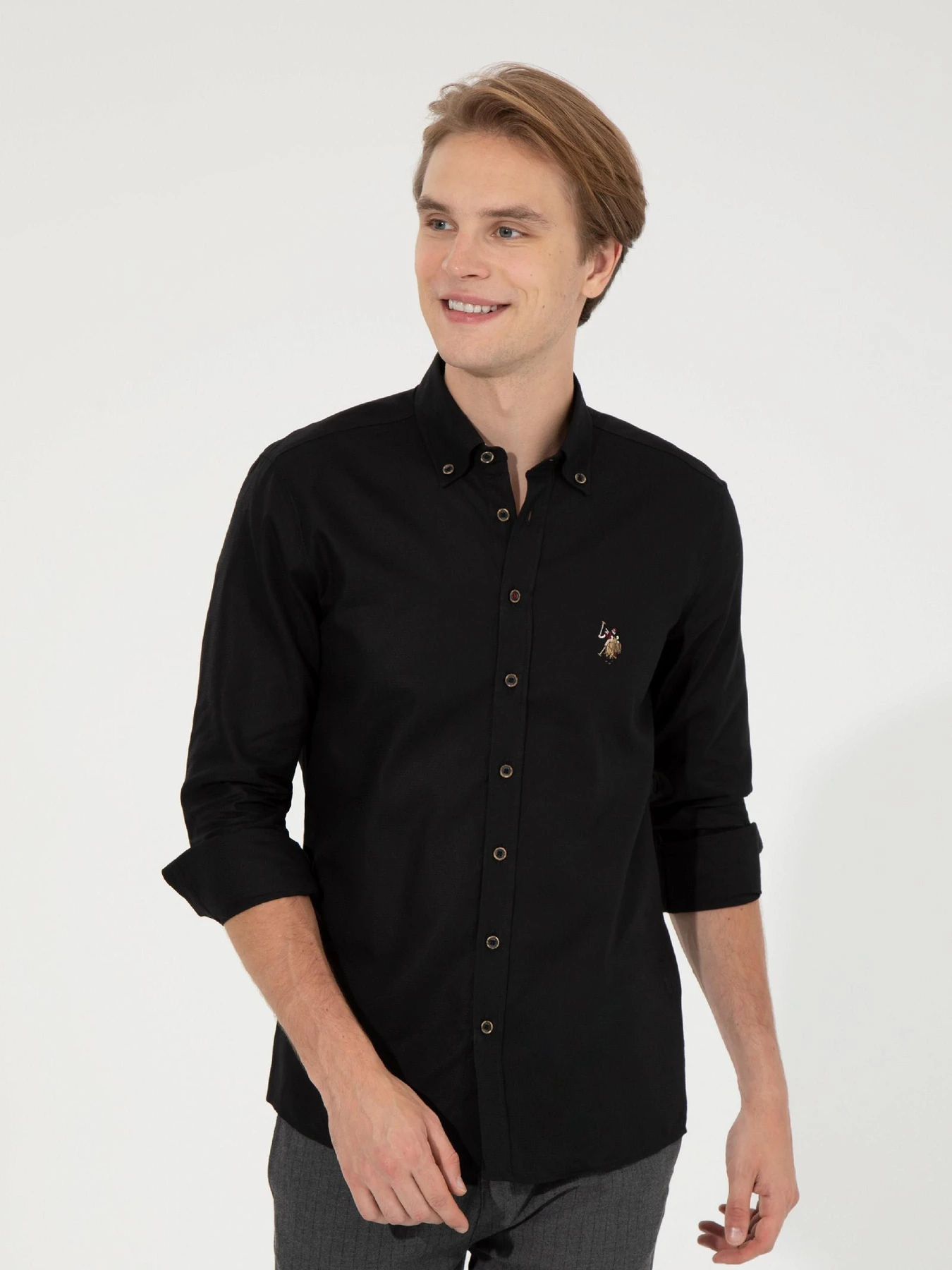 Рубашки US Polo модель G081SZ004.000.1450307.VR046 Фото