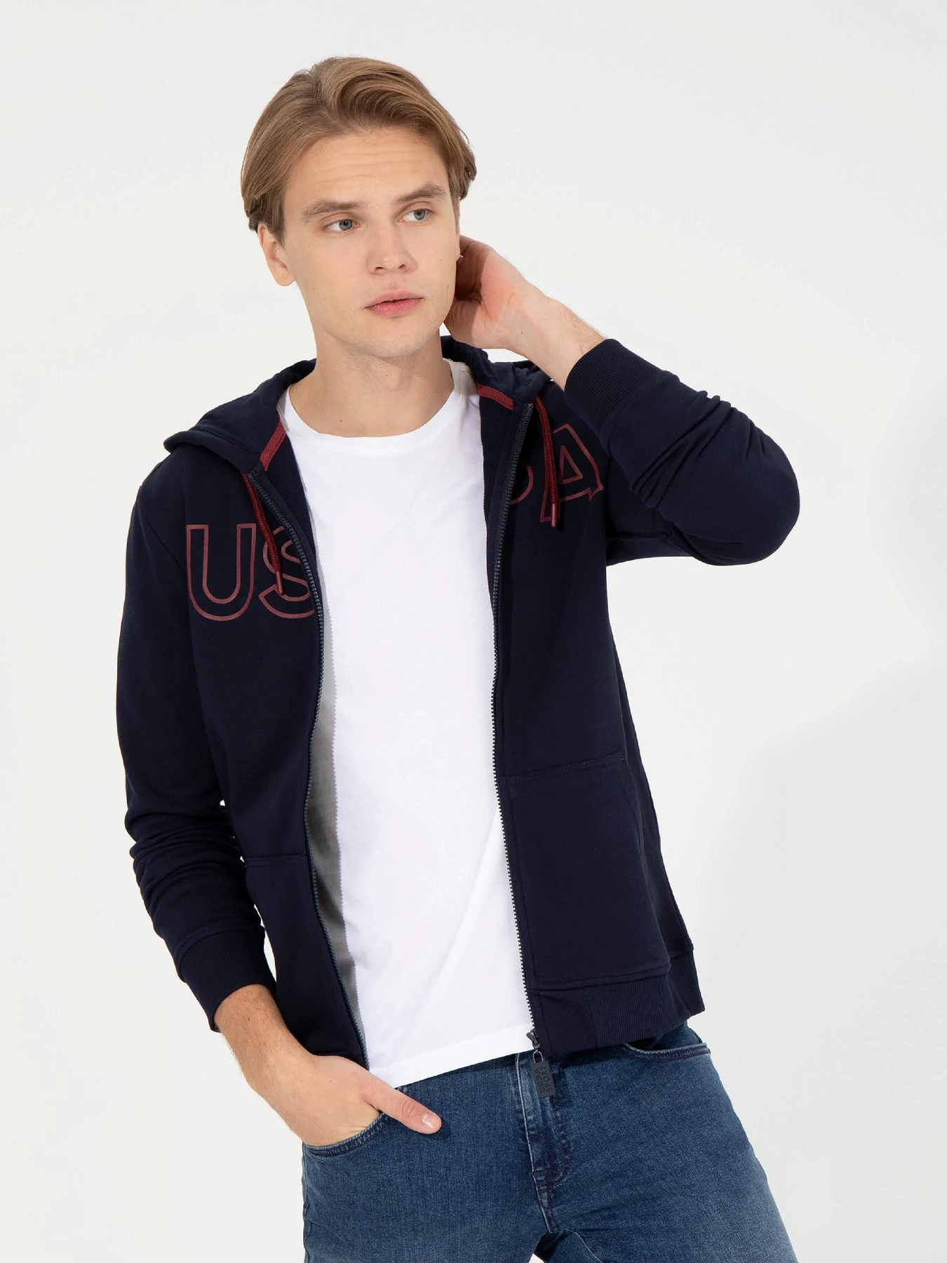 Худи и свитшоты US Polo модель G081SZ082.000.1454293.VR033 Фото