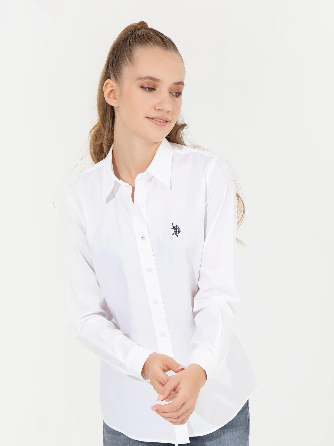 Рубашки US Polo модель G082SZ004.000.1450223.VR013 Фото