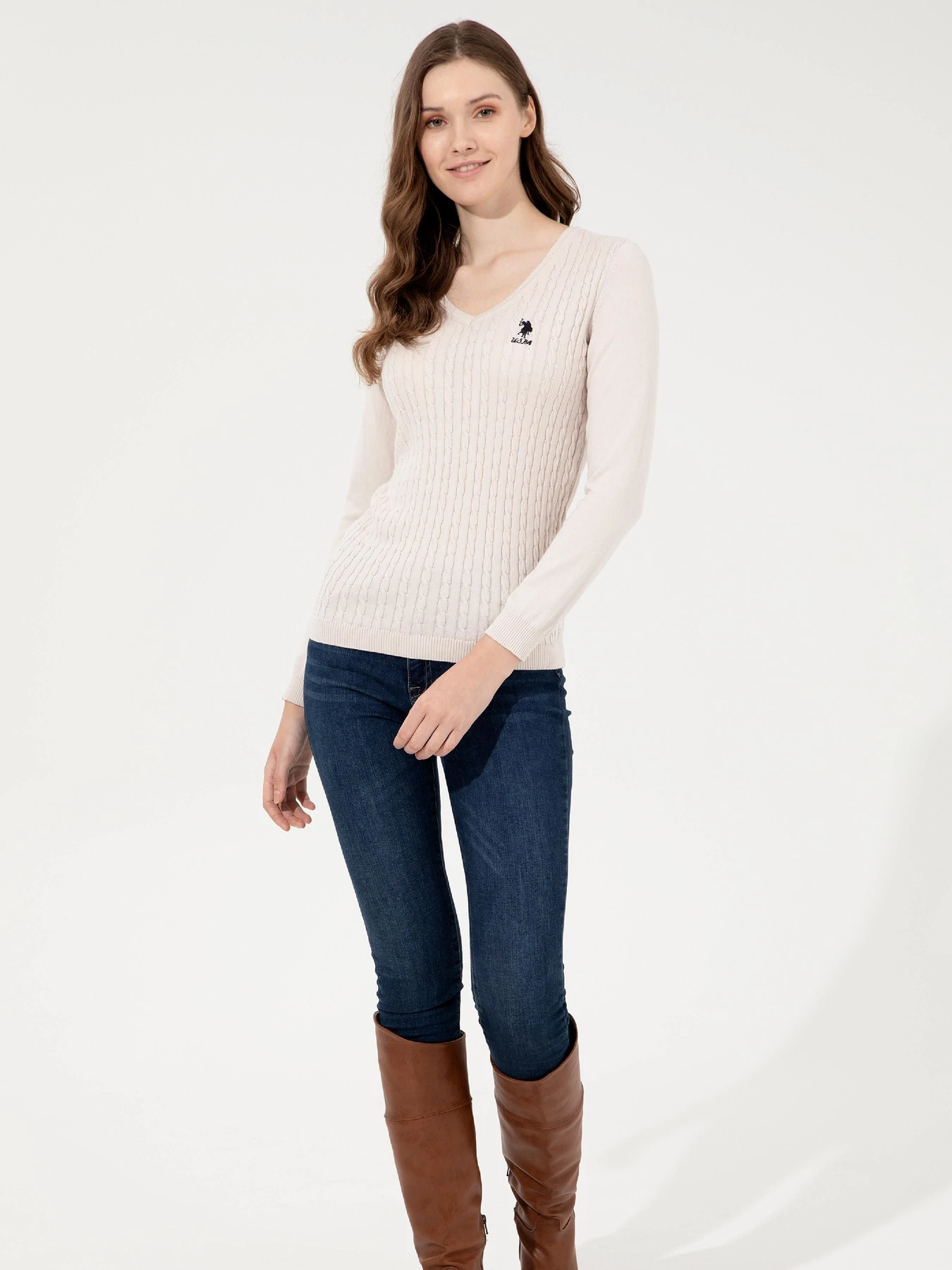 Свитры и кардиганы US Polo модель G082GL0TK.000.1430193.VR071 Фото