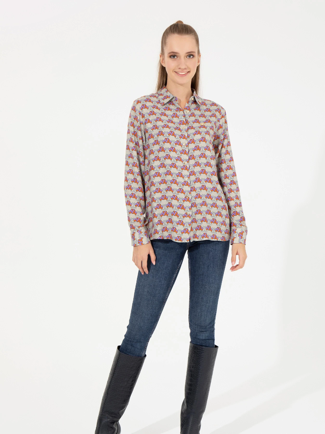 Рубашки US Polo модель G082SZ004.000.1459804.VR049 Фото