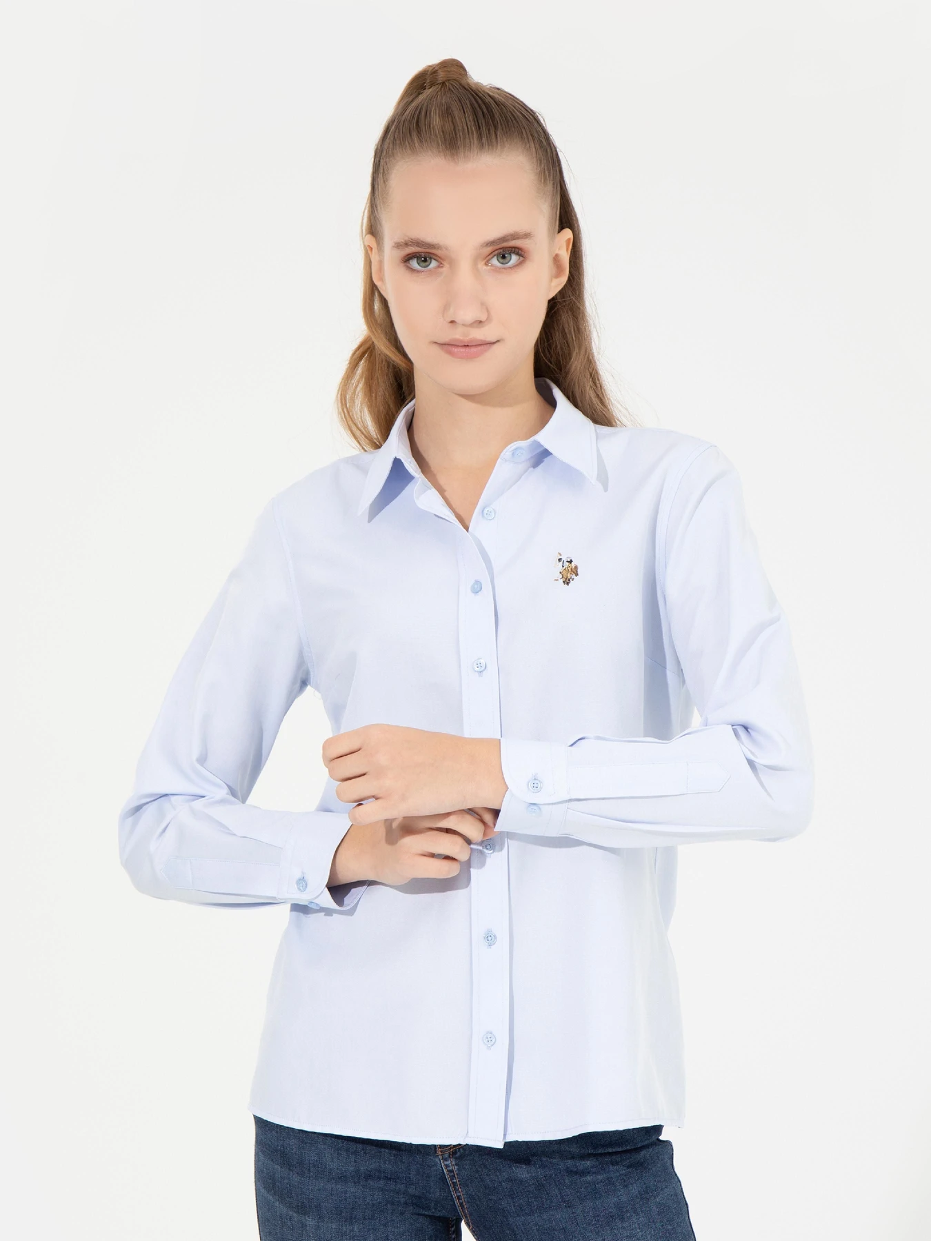 Рубашки US Polo модель G082GL004.000.1450242.VR003 Фото