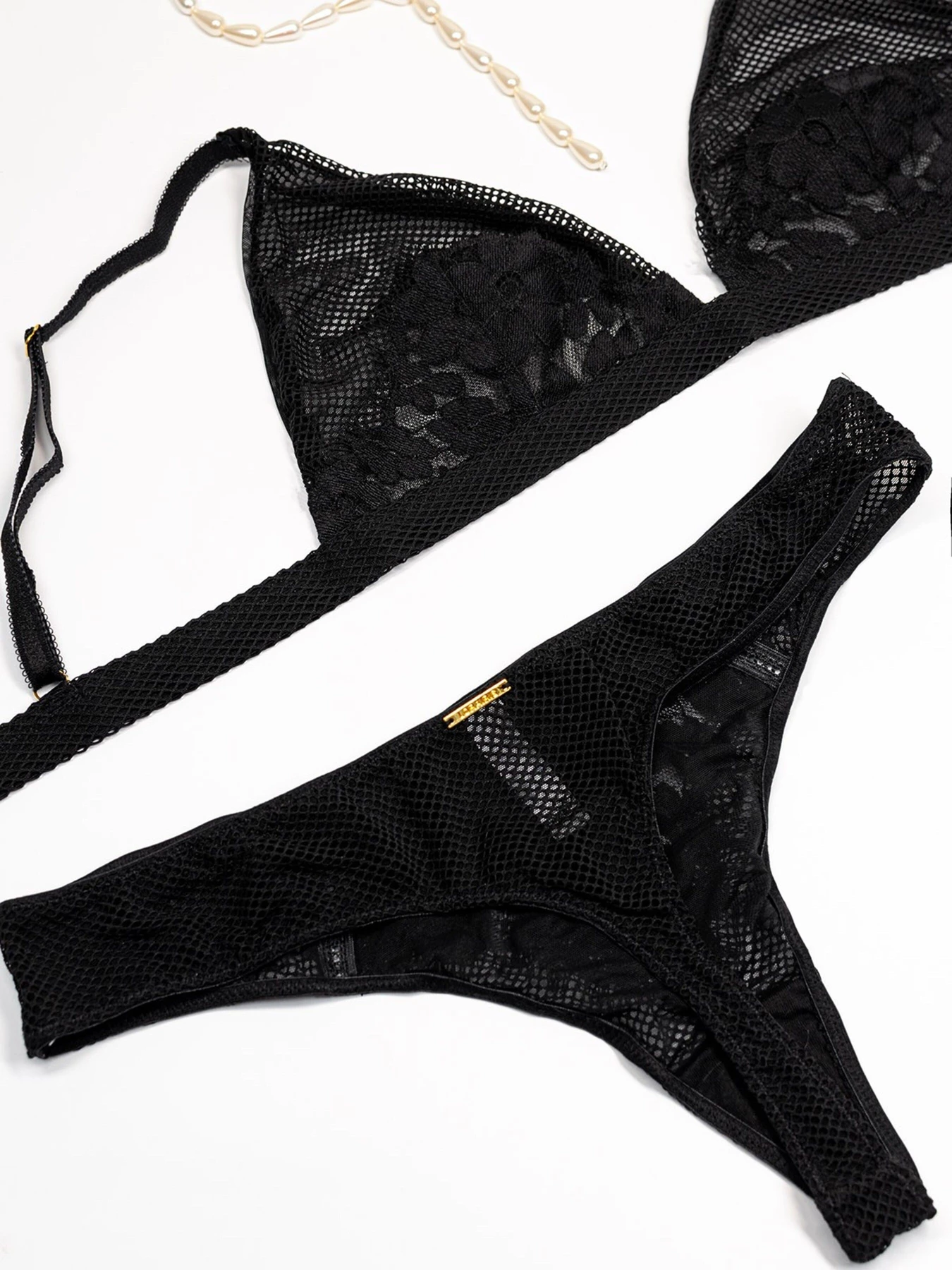 Нижнее белье ISSA Plus модель 4559_black Фото