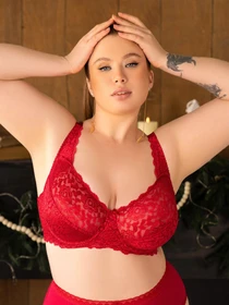 Нижнее белье ISSA Plus модель BL2-564_burgundy Фото