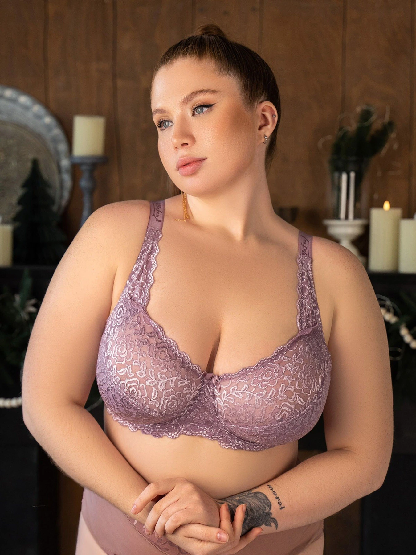 Нижнее белье ISSA Plus модель BL2-564_lilac Фото