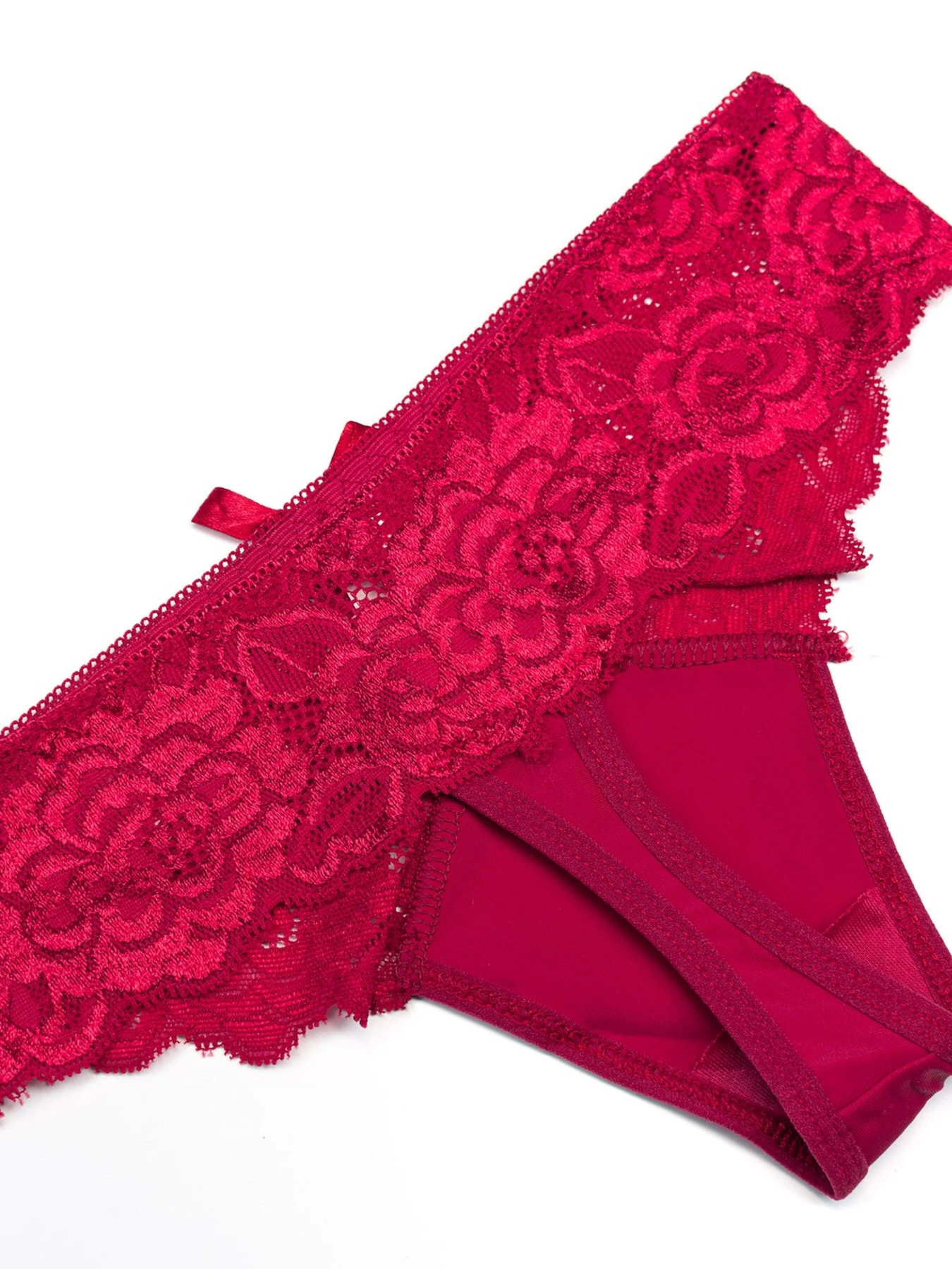 Нижнее белье ISSA Plus модель BL2-588_burgundy Фото