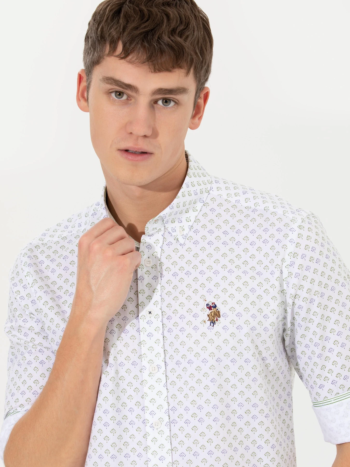Рубашки US Polo модель G081SZ004.000.1461711.VR013 Фото