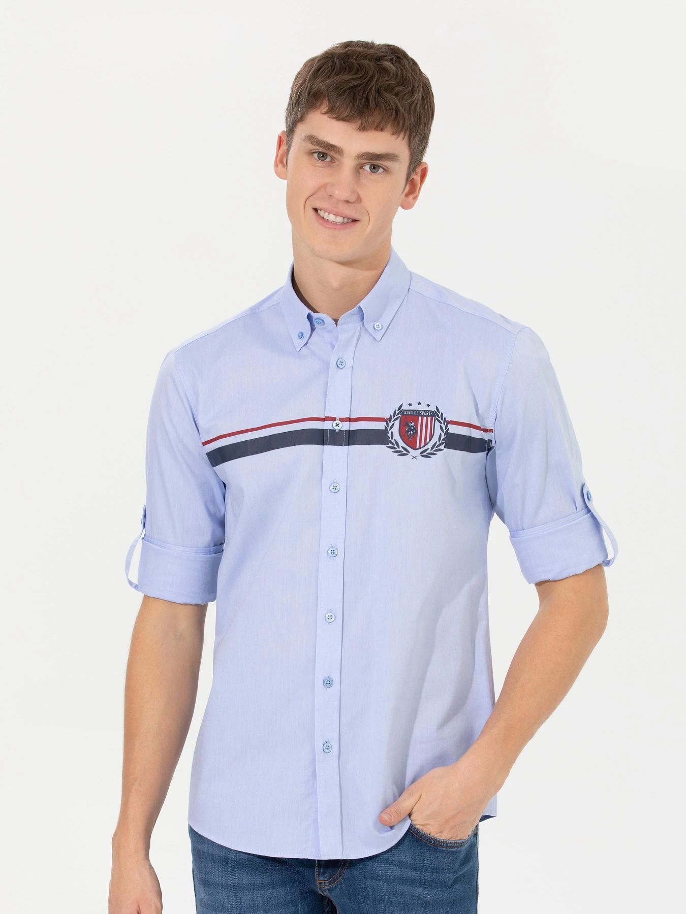 Рубашки US Polo модель G081SZ004.000.1461369.VR036 Фото