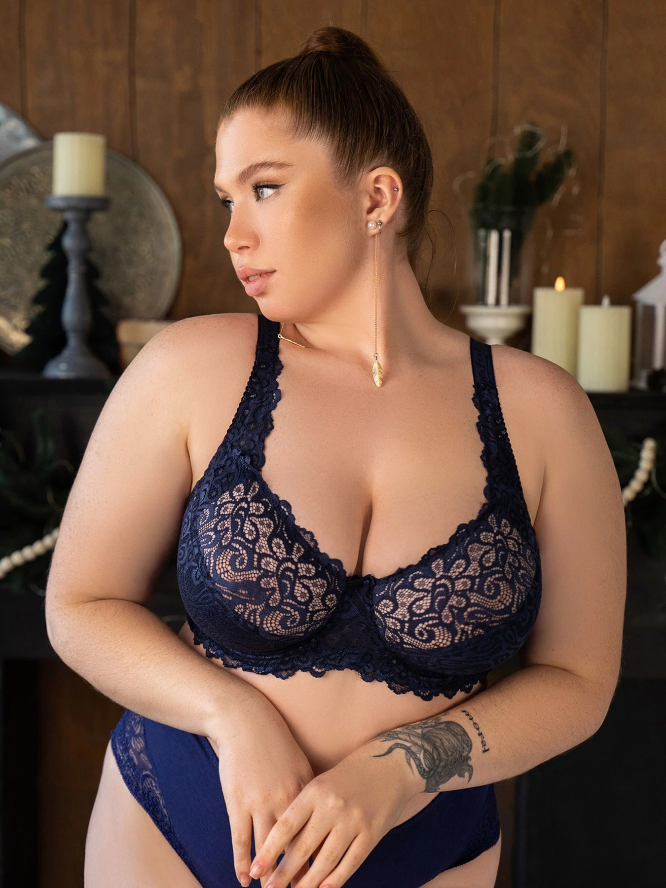 Нижня білизна ISSA Plus модель BL2-566_darkblue Фото