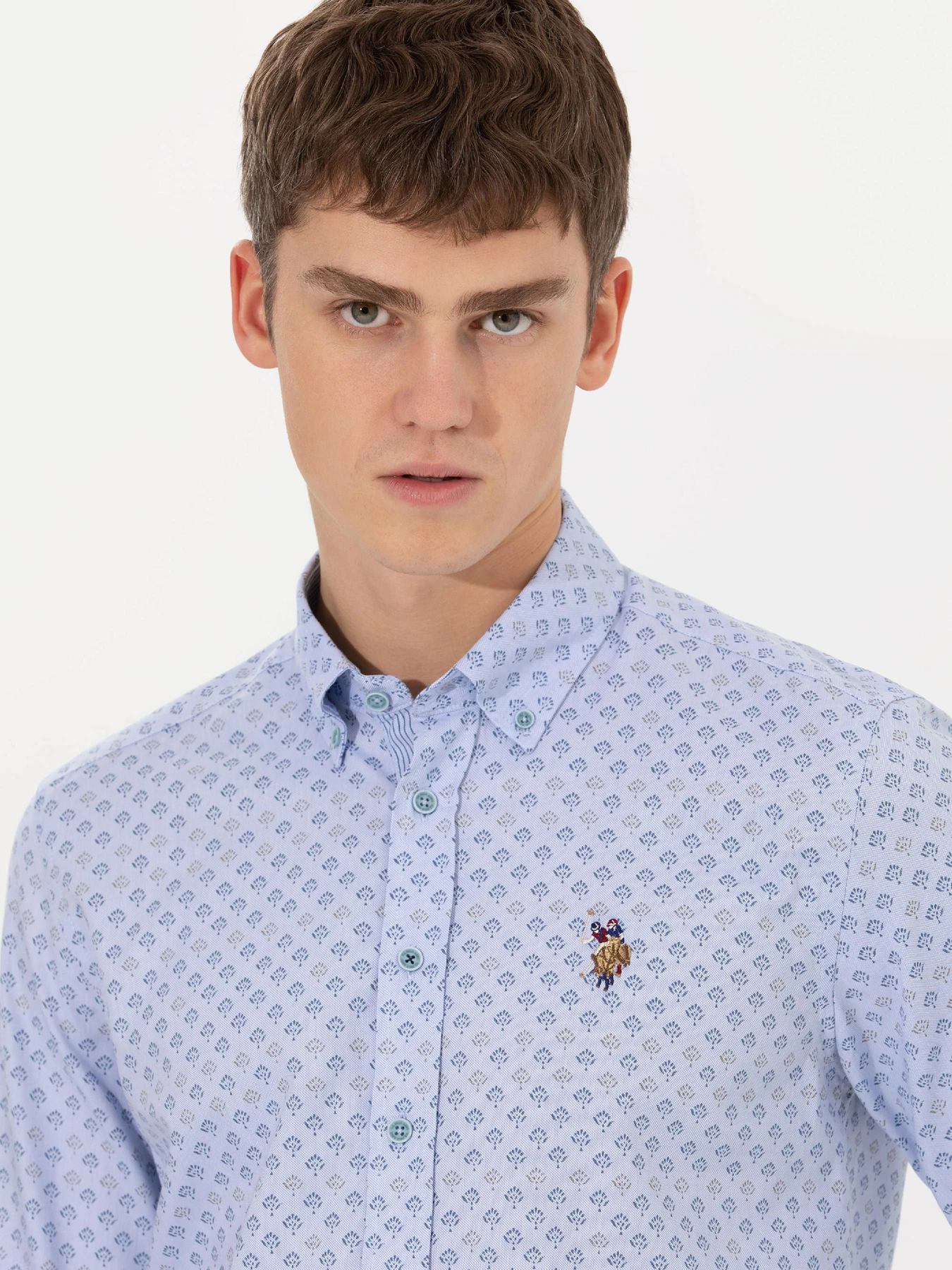 Рубашки US Polo модель G081SZ004.000.1461711.VR036 Фото