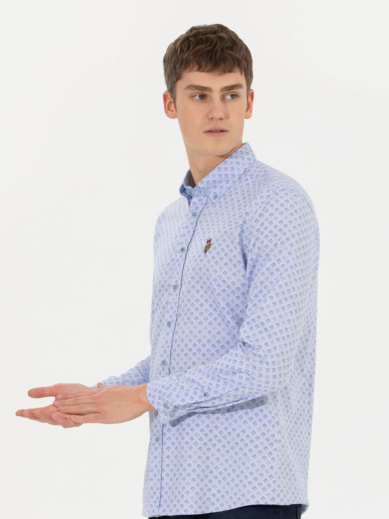 Рубашки US Polo модель G081SZ004.000.1461711.VR036 Фото