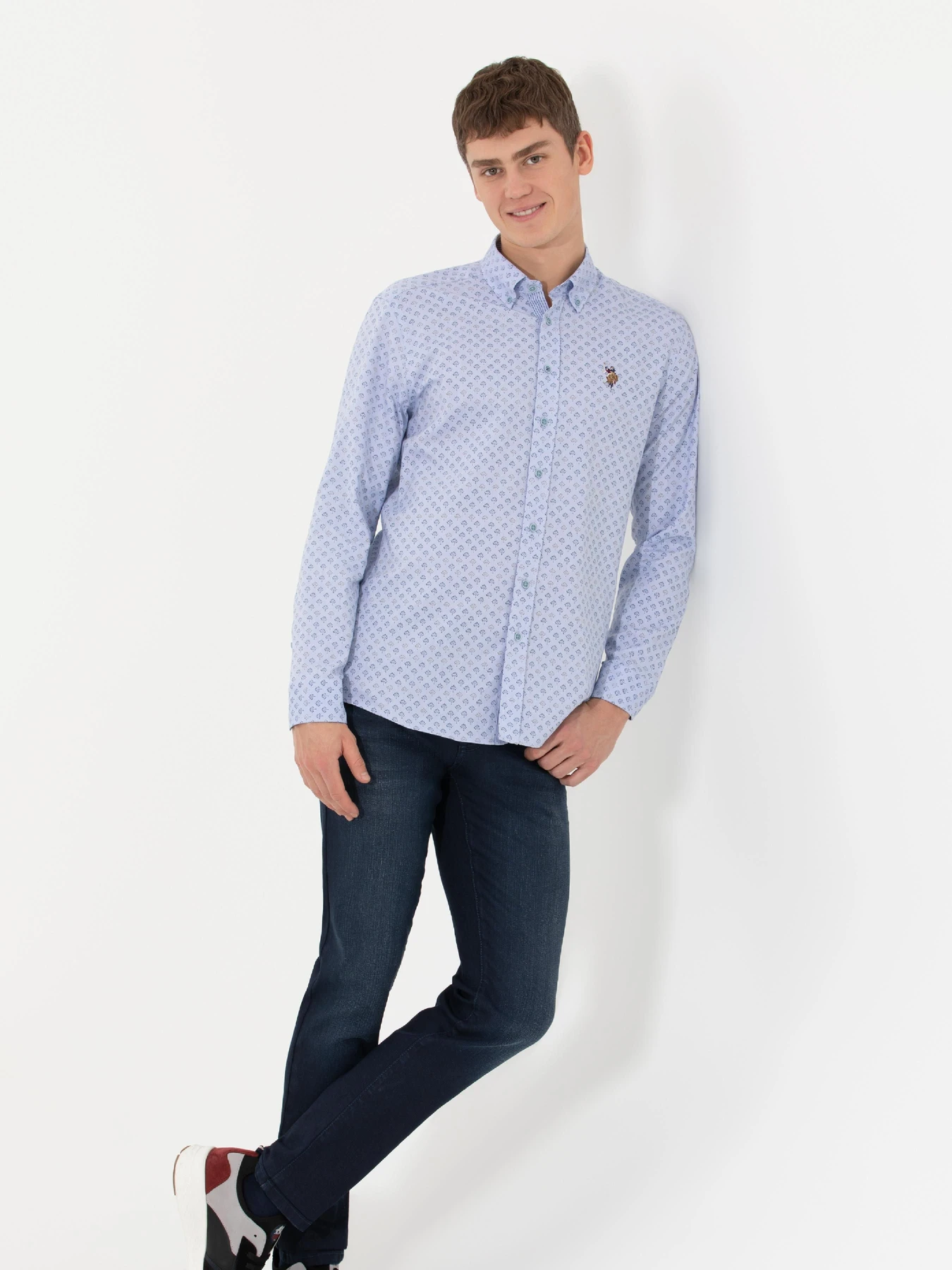 Рубашки US Polo модель G081SZ004.000.1461711.VR036 Фото