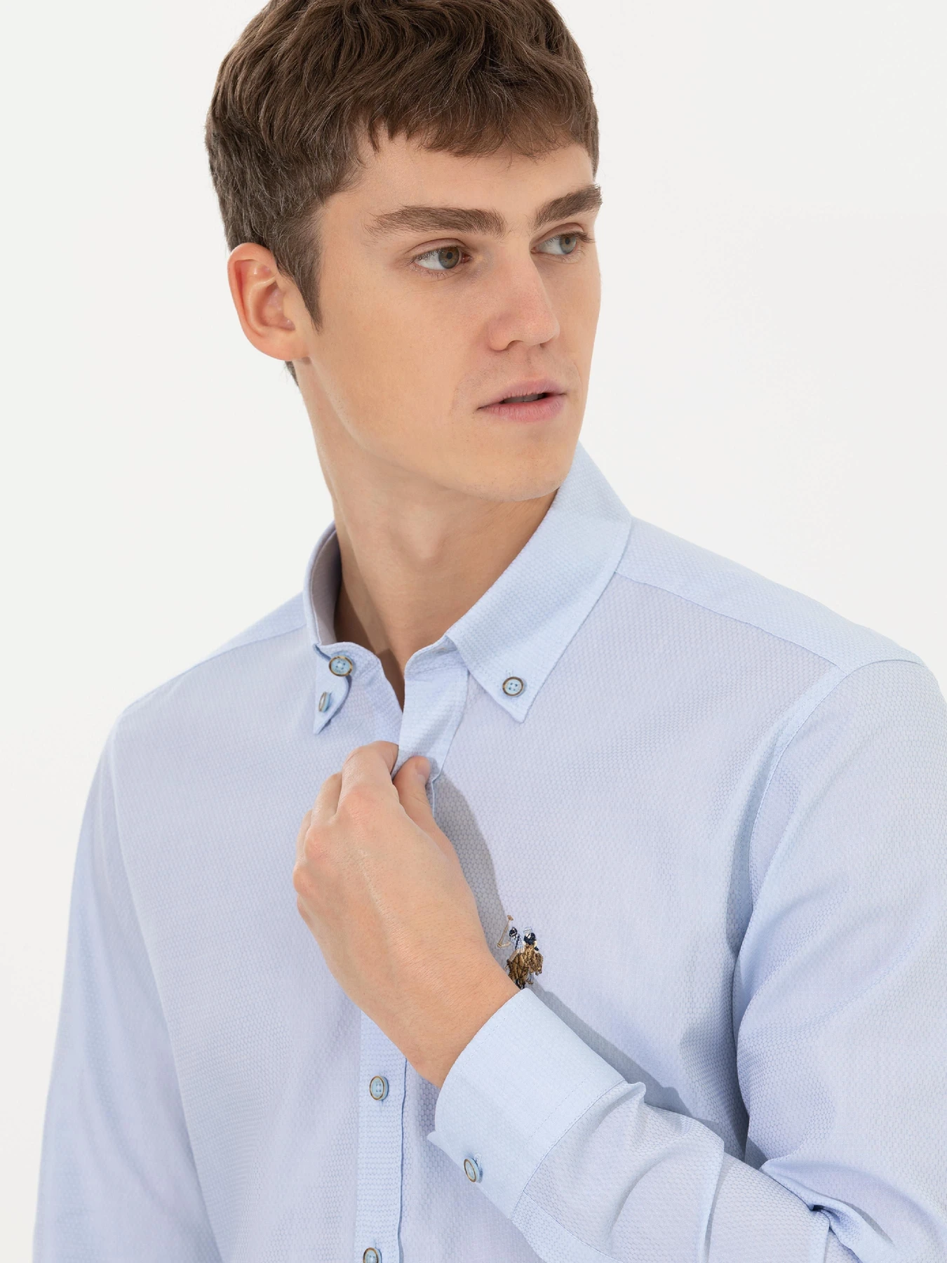 Рубашки US Polo модель G081SZ004.000.1450307.VR003 Фото