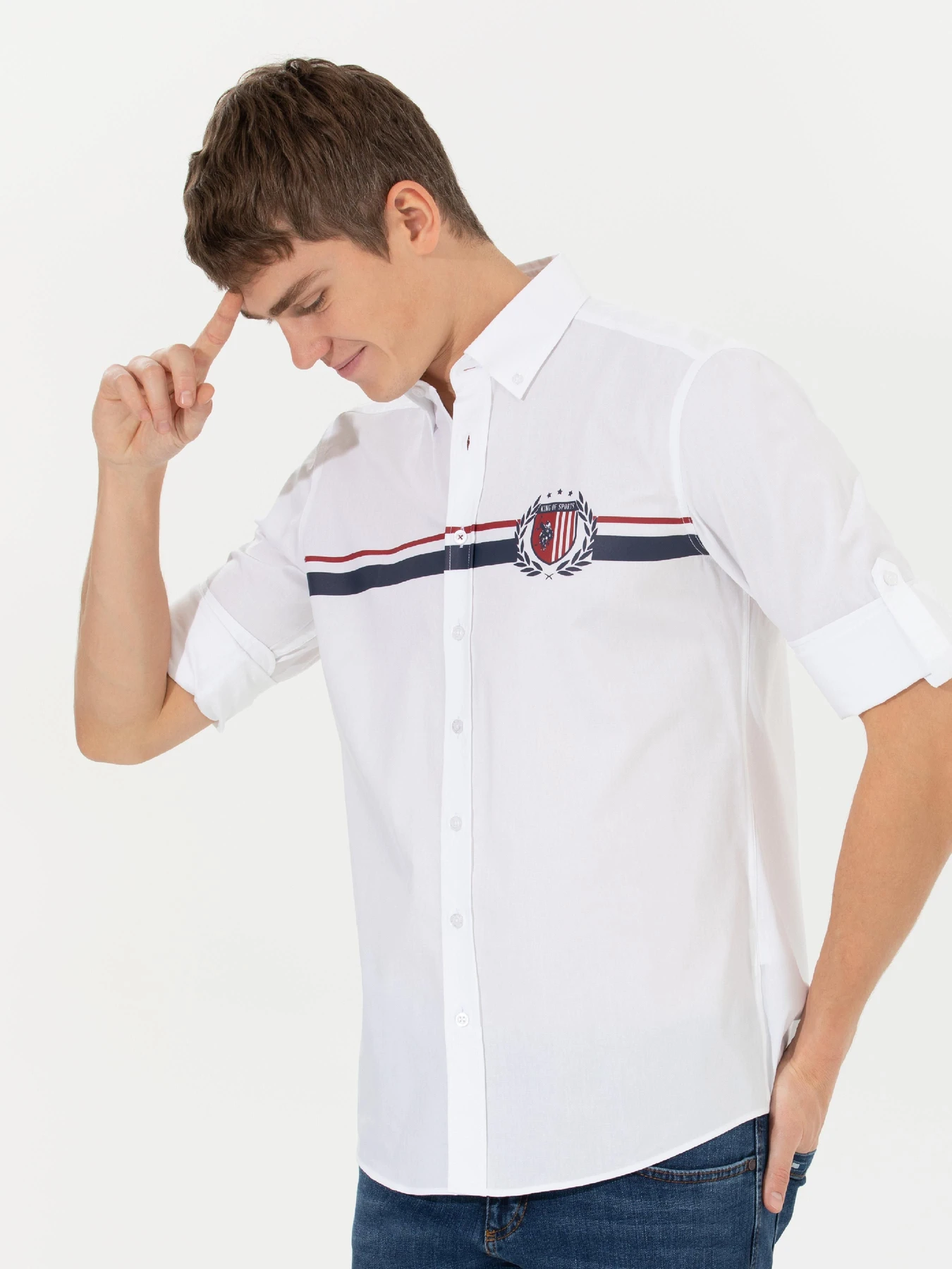 Рубашки US Polo модель G081SZ004.000.1461369.VR013 Фото