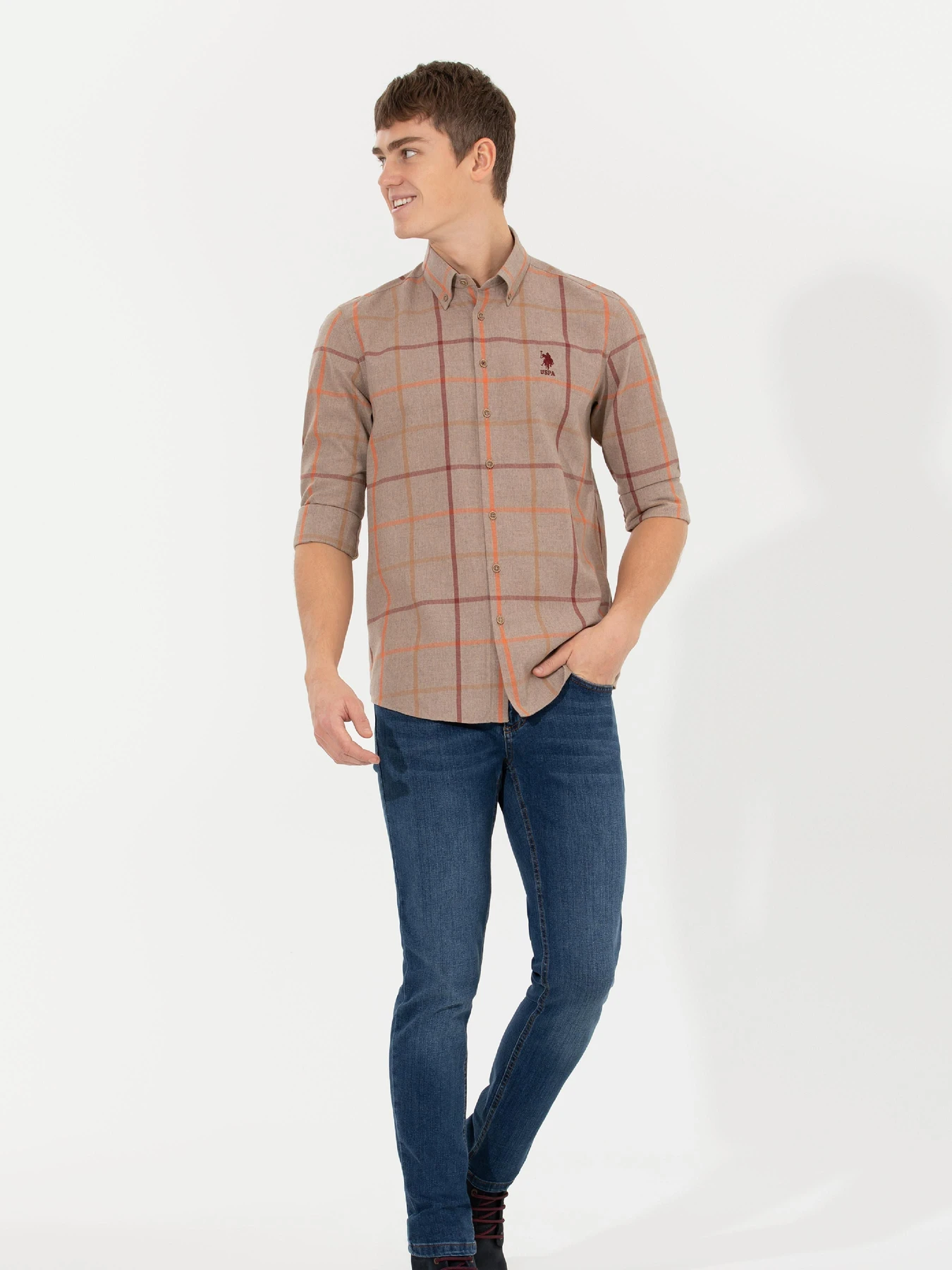 Рубашки US Polo модель G081SZ004.000.1461535.VR049 Фото