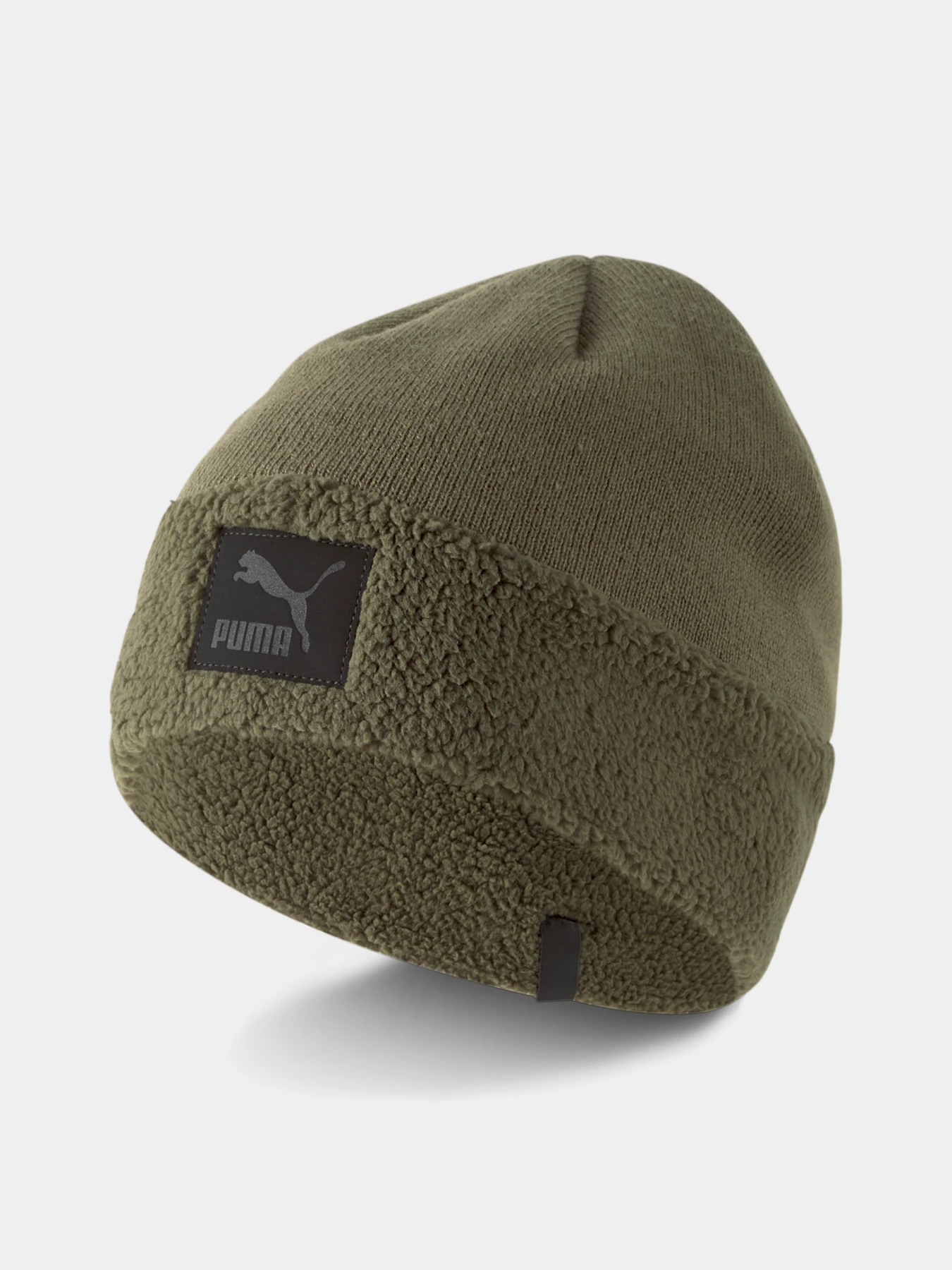 Шапки и кепки PUMA Classic Cuff Sherpa Beanie модель 023448 Фото