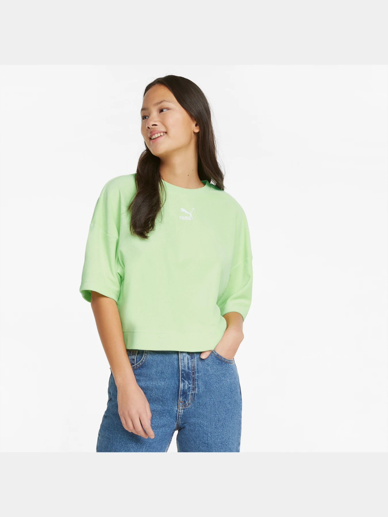 Футболки і поло PUMA Classics Toweling Tee модель 533516 Фото