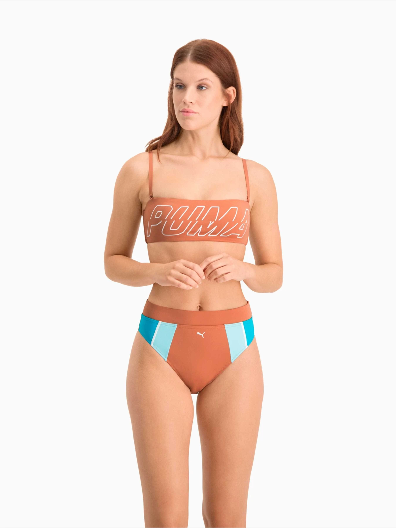 Одежда для пляжа PUMA Swim Women High Waist B модель 935071 Одежда для пляжа PUMA Swim Women High Waist B модель 935071 Фото